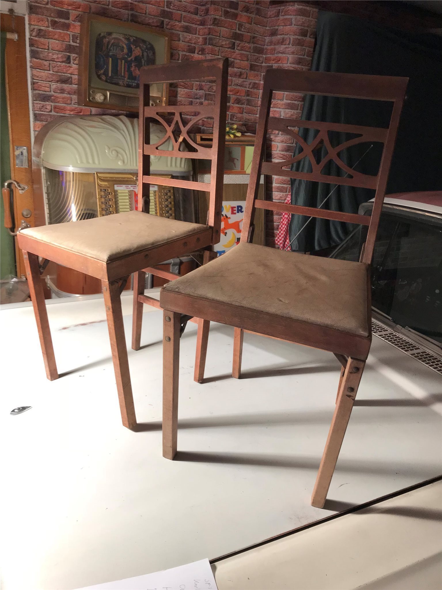 2 Stycken Stolar LEG O Matic Lorraine Metal Mfg.. (342853331) ᐈ Köp på