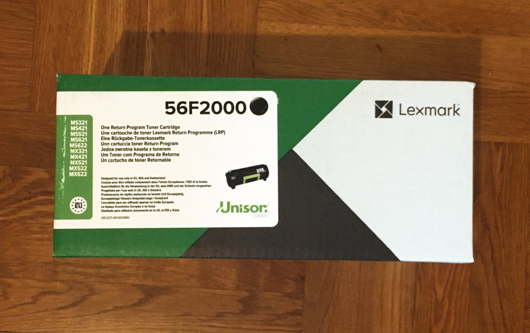 LEXMARK 56F2000 Oanvänd toner (419683668) ᐈ Köp på Tradera