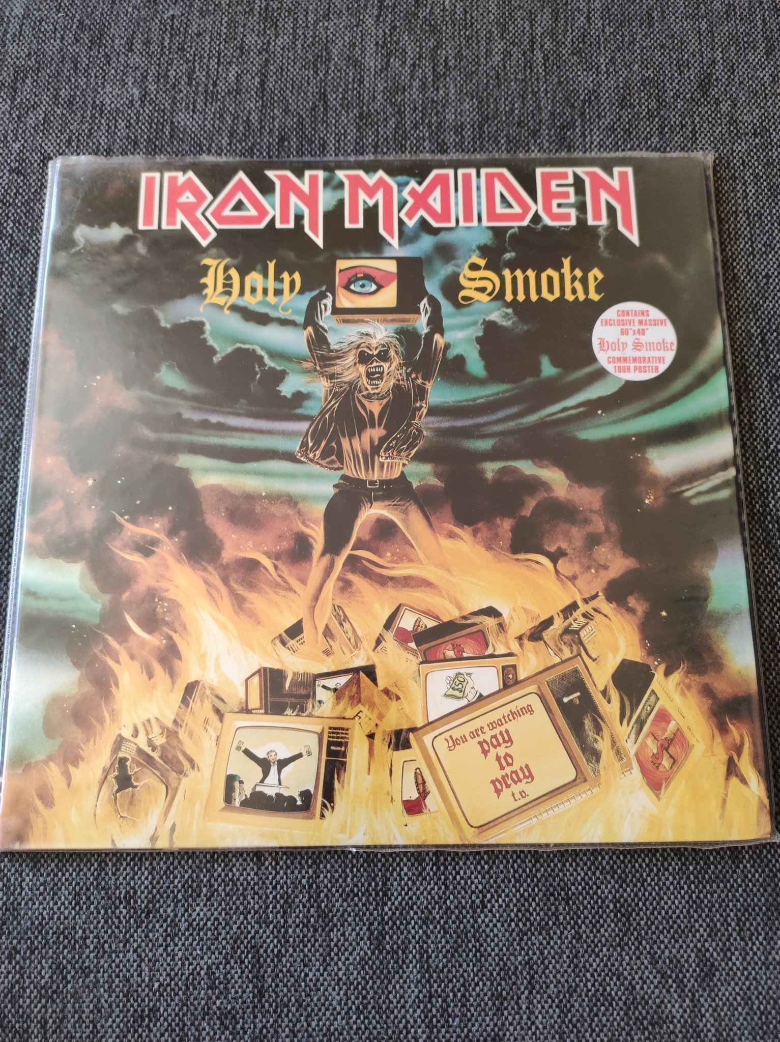 Iron Maiden Holy Smoke 12" Köp på Tradera (568642497)