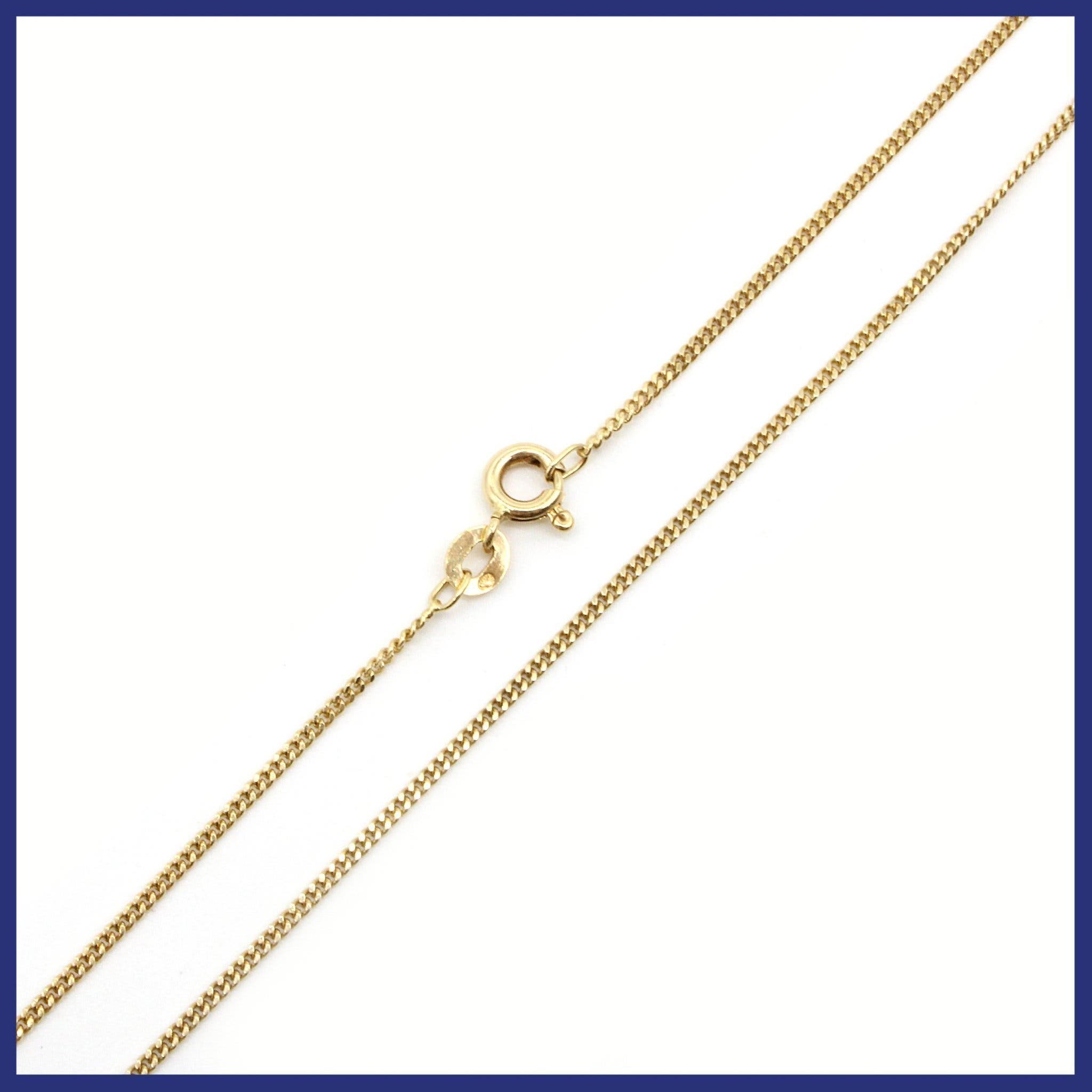 Halsband, 18K guld, pansarlänk (vikt 3,59g, längd 51,5cm)