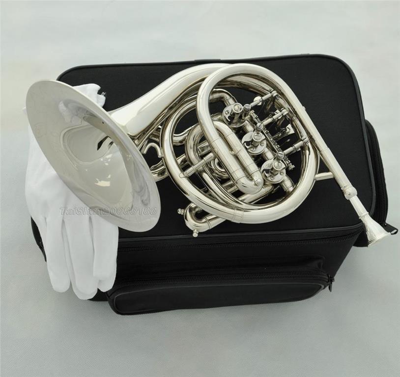 Professionell Vackert Mini Valthorn. Silver. Bb. 12,20 mm på