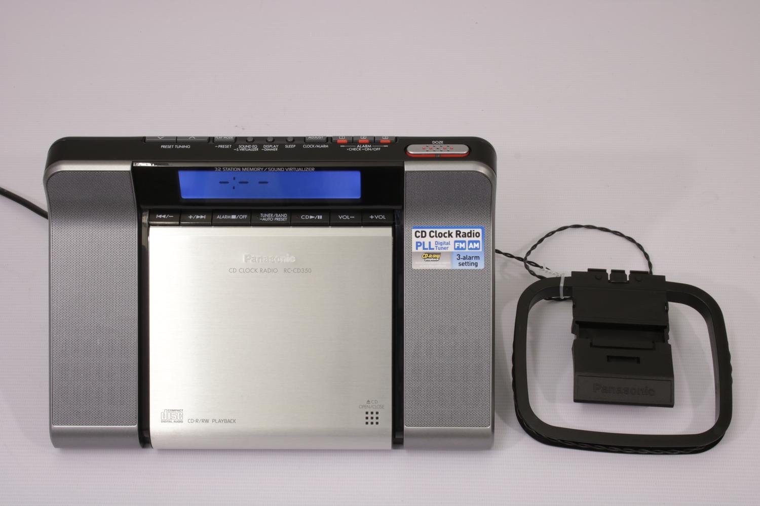 Panasonic RCCD350, CD Clock Radio (395211116) ᐈ Massiartdesign på Tradera
