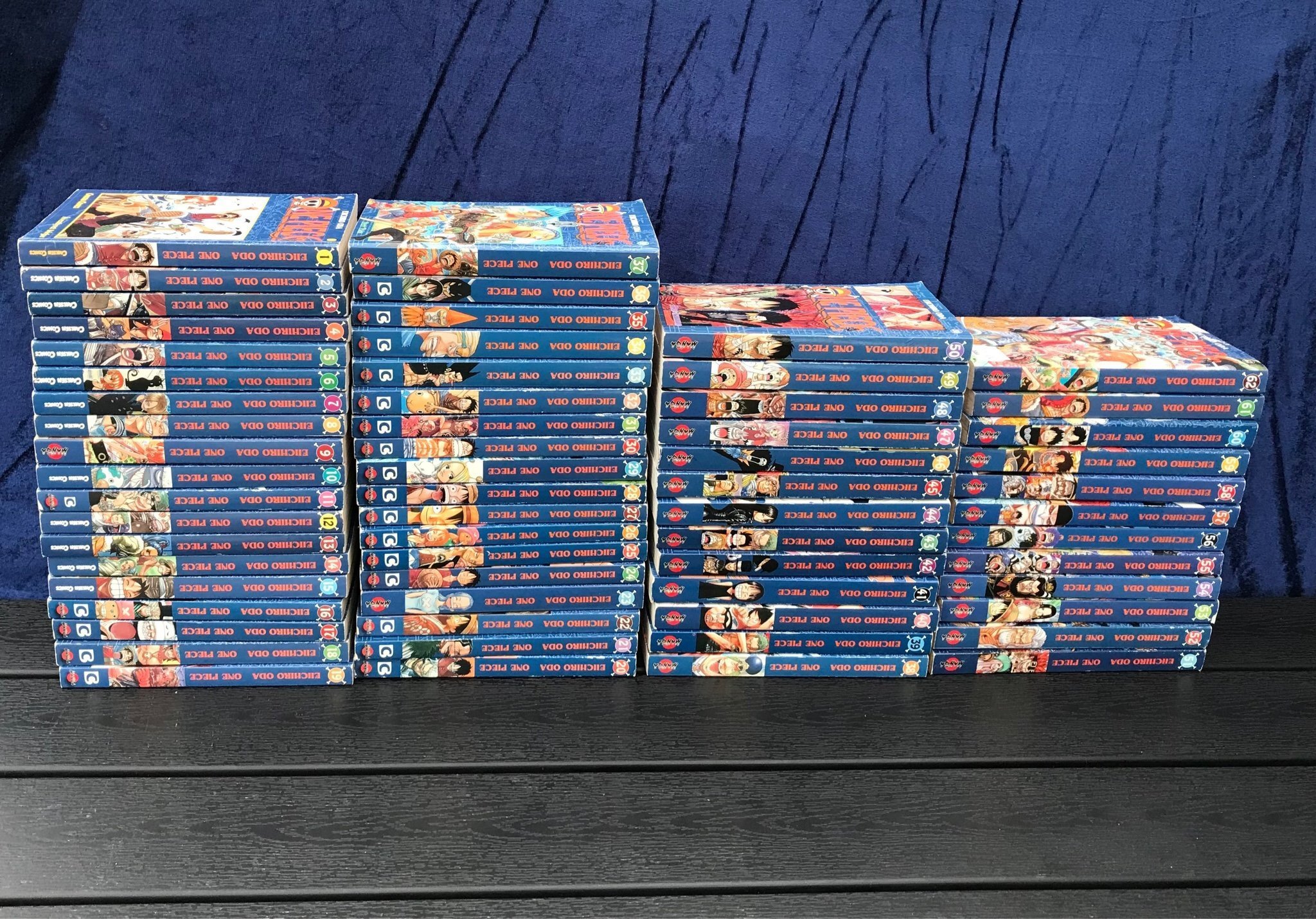 One Piece manga. Komplett serie. Del 162. Mangaböcker på svenska.