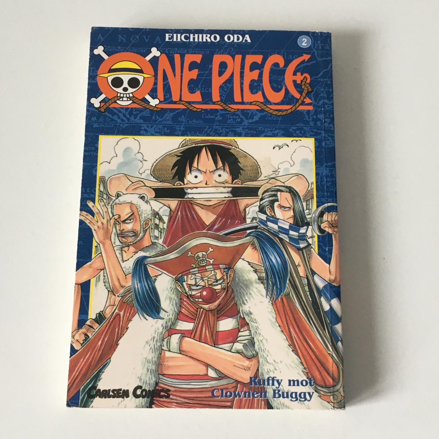 One Piece Vol. 2 Manga Eiichiro Oda Sve.. Köp på Tradera (551215668)