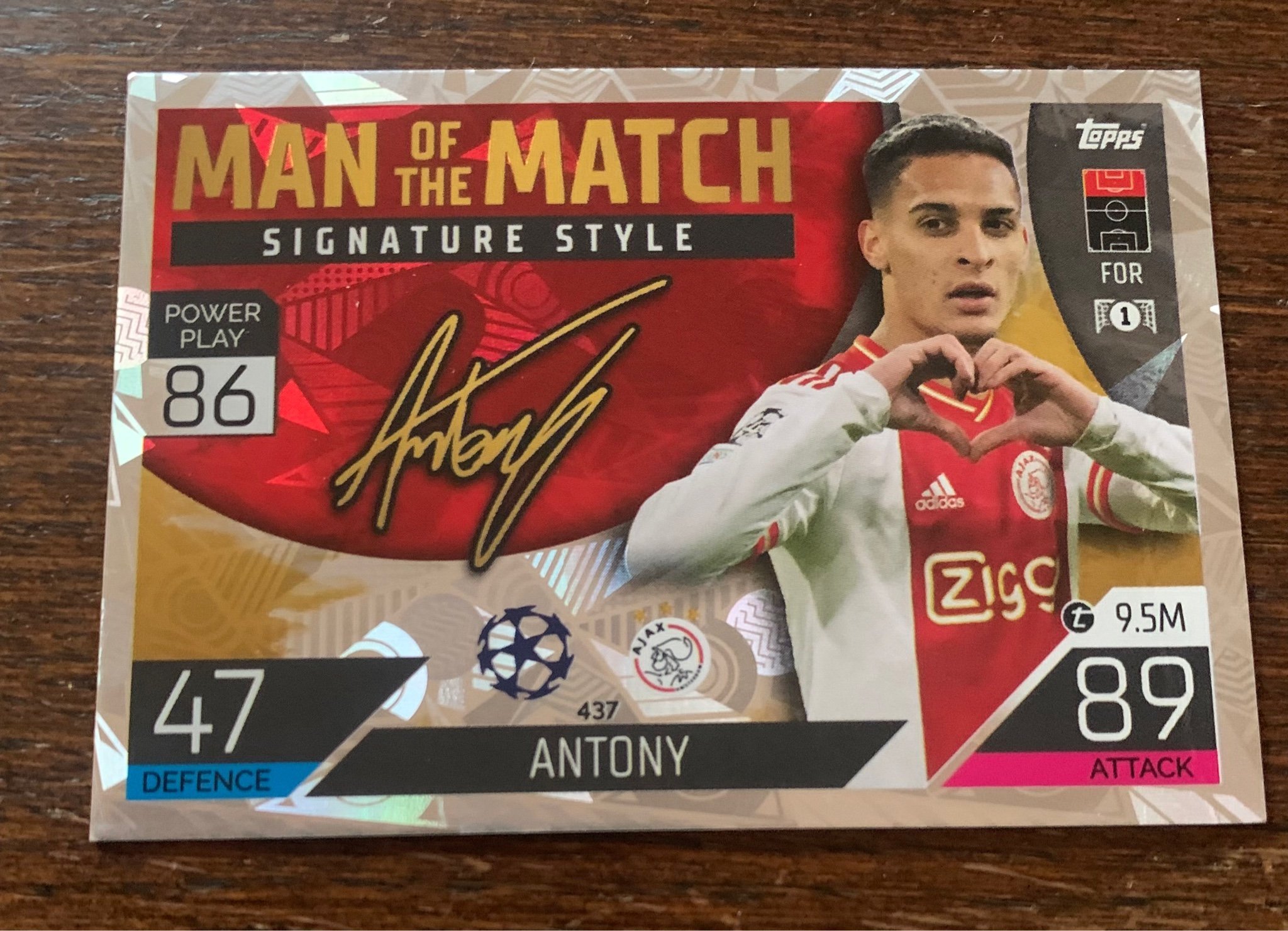 Se produkter som liknar Man of the match Signature St.. på Tradera