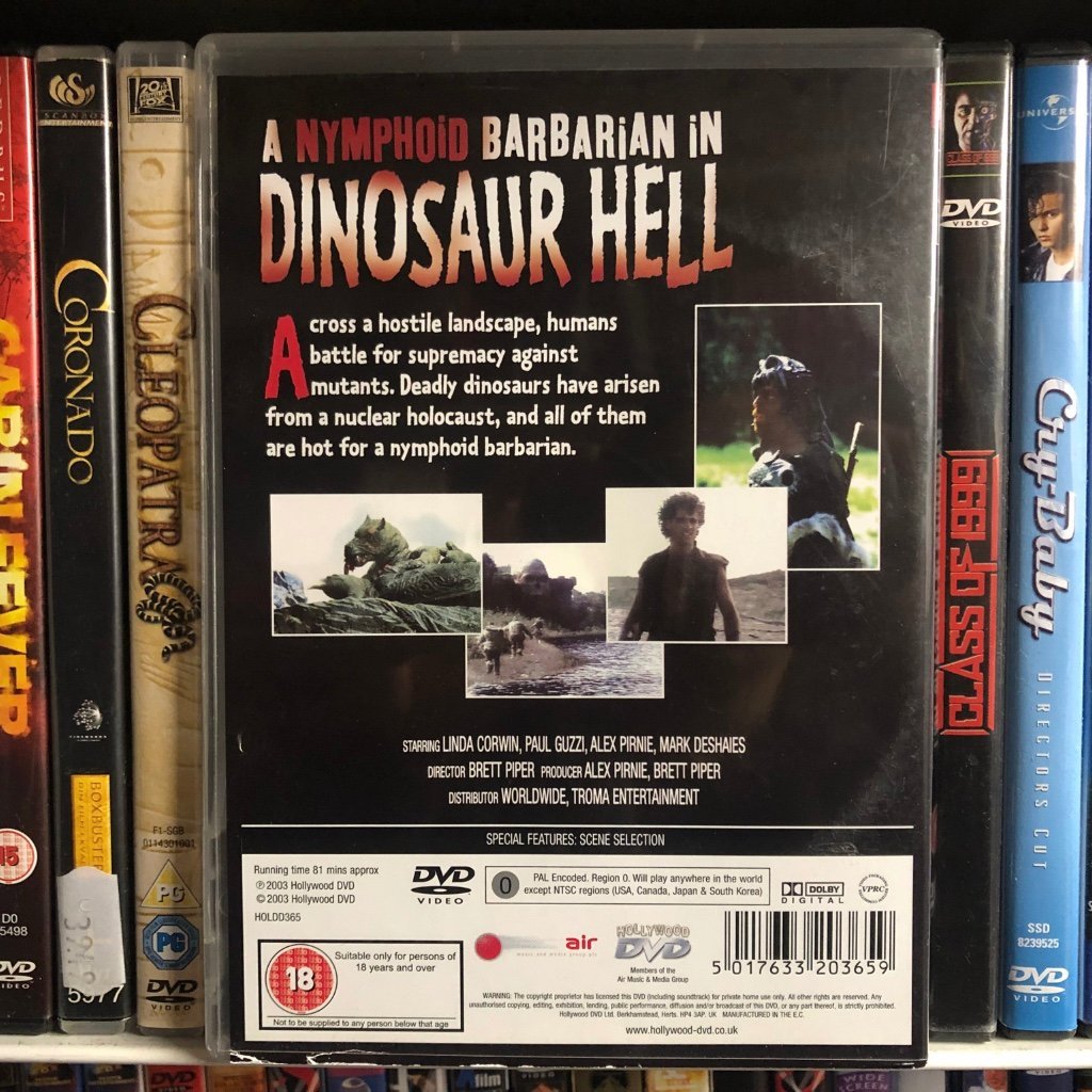 A NIMPHOID BARBARIAN IN DINOSAUR HELL/ DVD-2003.. | Köp på Tradera