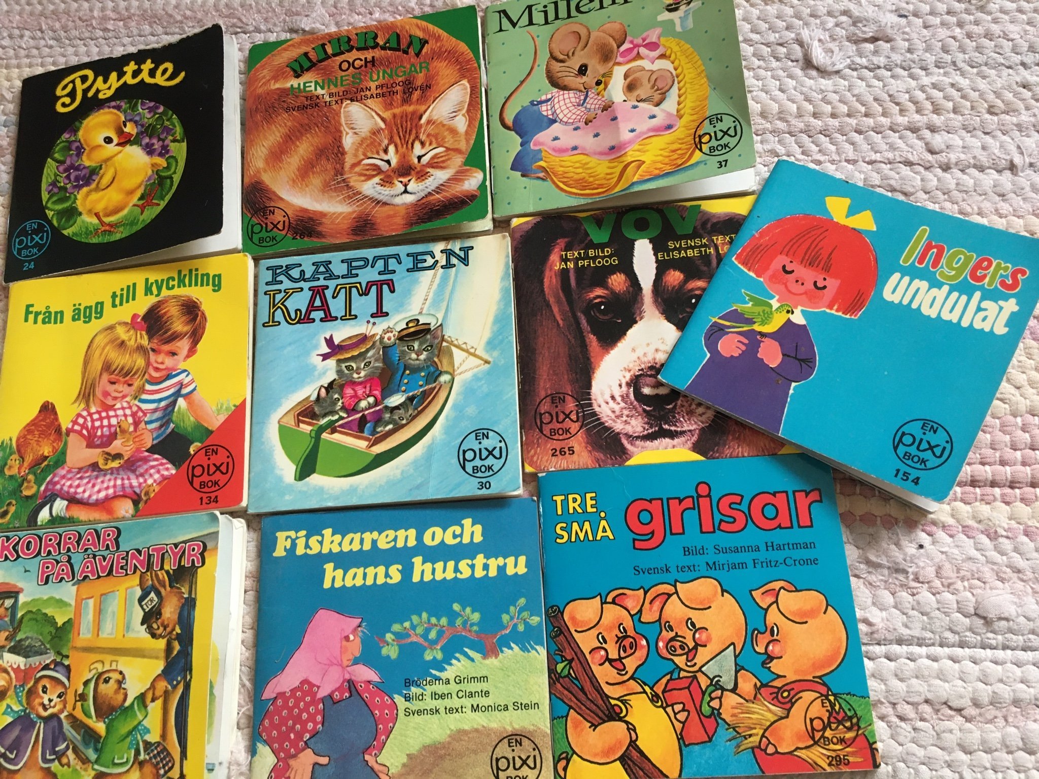 PIXI. Tio böcker Katt hund undulat gris (409660193) ᐈ Köp på Tradera