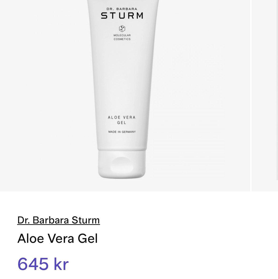 Ny Dr. Barbara Sturm ALOE VERA GEL (full size) Köp på Tradera (593107413) Ny Dr. Barbara Sturm ALOE VERA GEL (full size) Köp på Tradera (593107413)