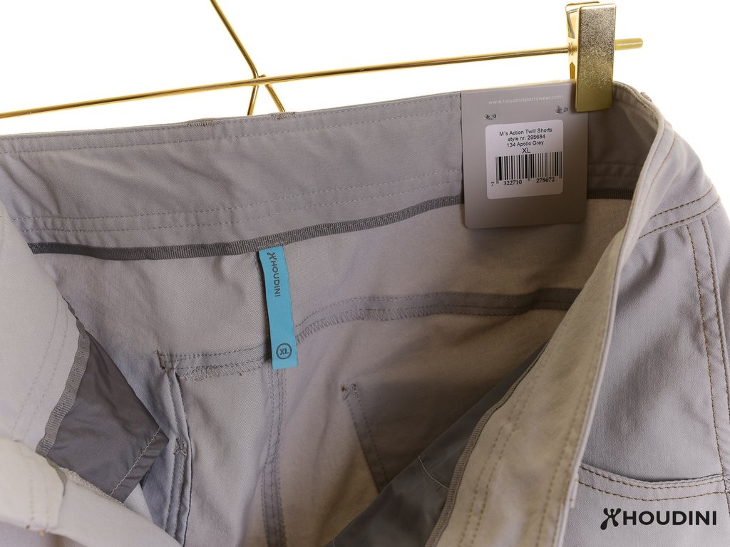 NY, Houdini, XL, Shorts, herr, grå, M's Action Twill Twill Twill Shorts, Ord pris 1000 4a7242 NY, Houdini, XL, Shorts, herr, grå, M's Action Twill Twill Twill Shorts, Ord pris 1000 4a7242