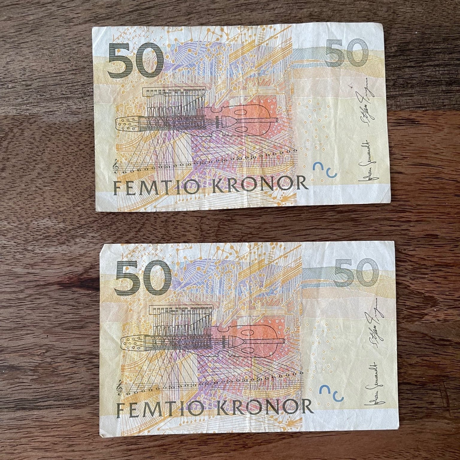 Se produkter som liknar 50 kronors sedlar på Tradera (570088927)