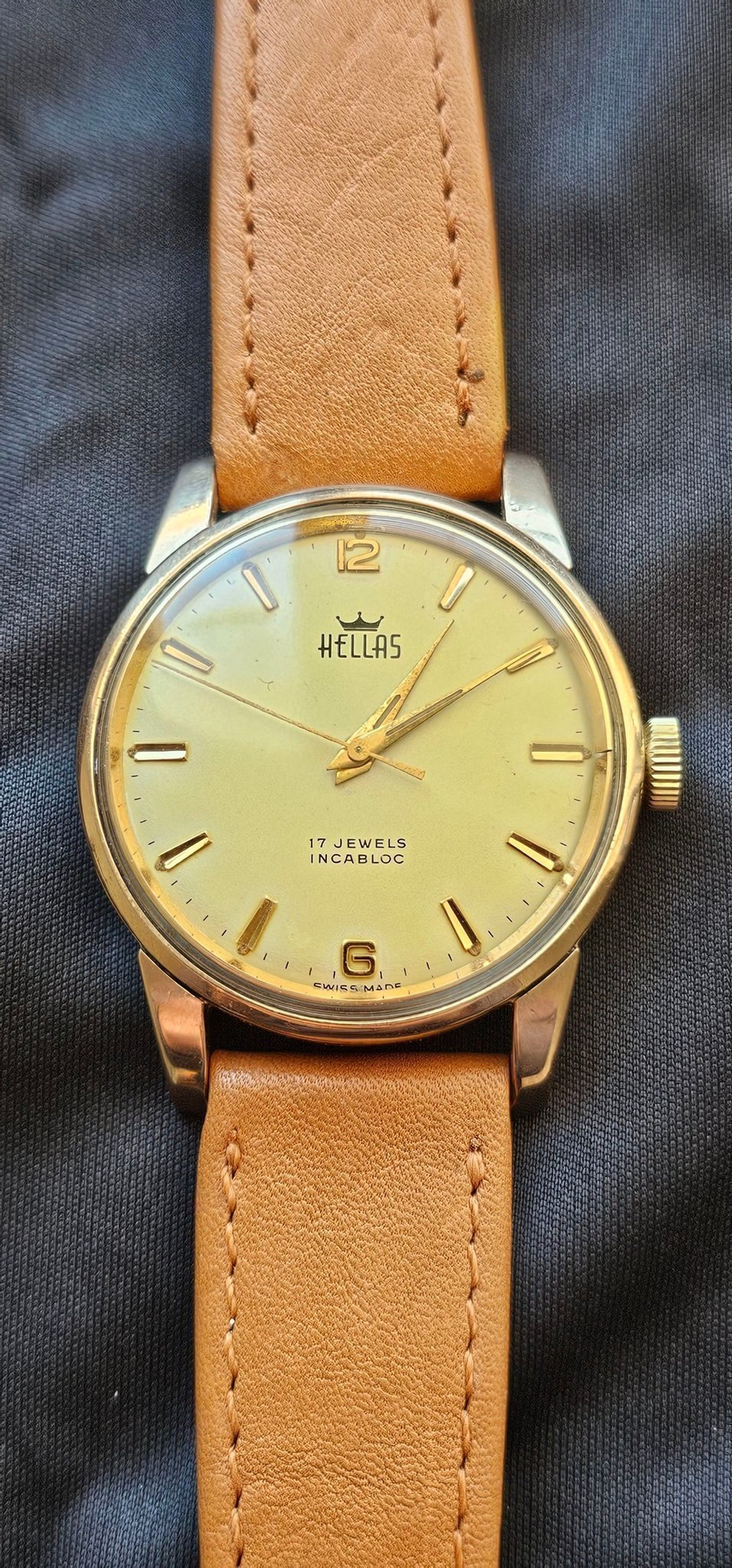Vintage Hellas Swiss Made Armbandsur