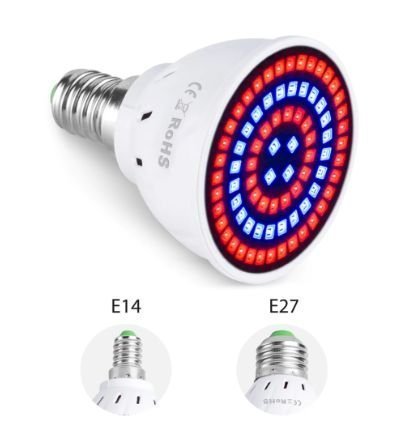 Växtlampa led e14