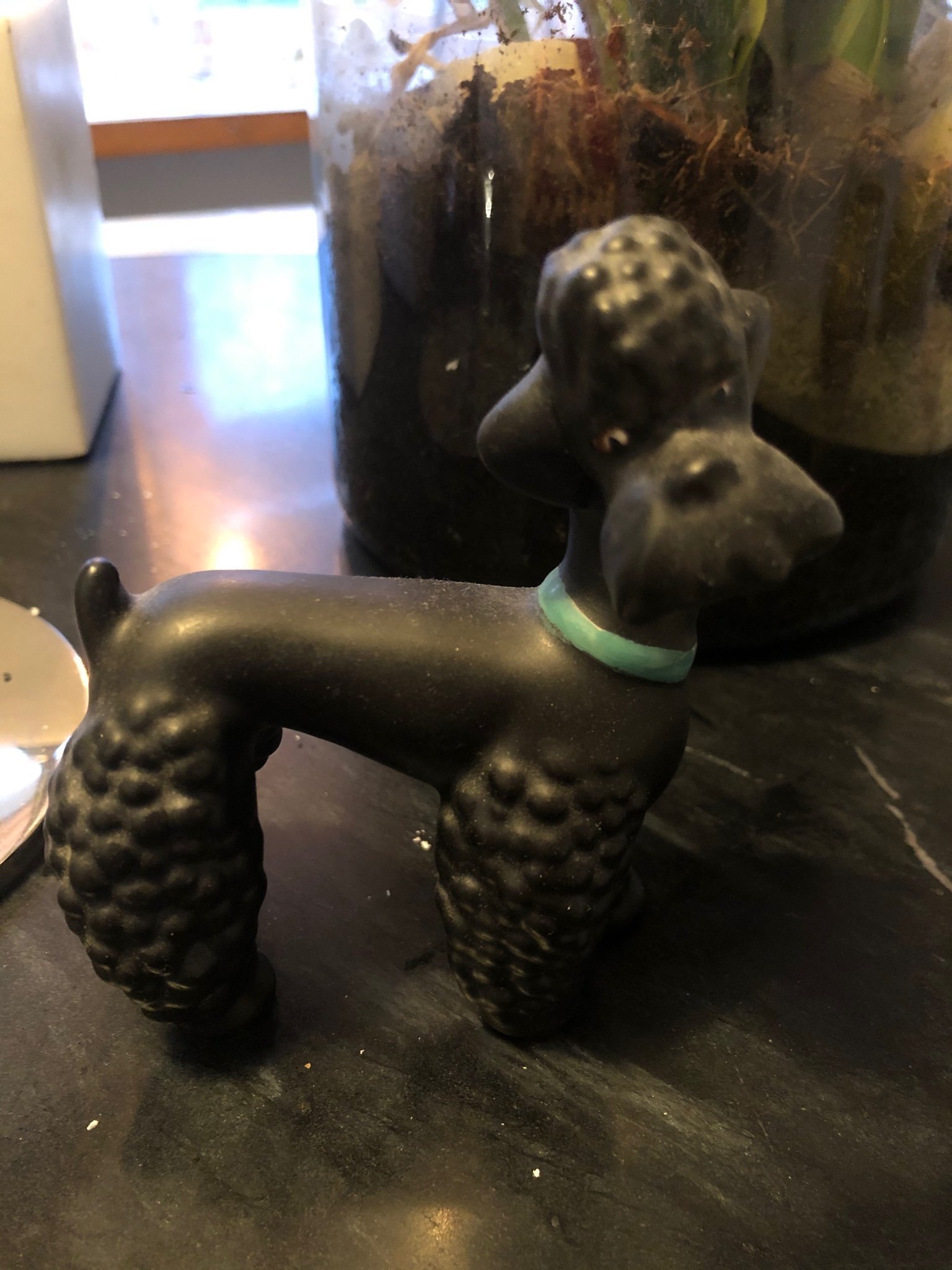 Pudel hund keramik (409759655) ᐈ Köp på Tradera
