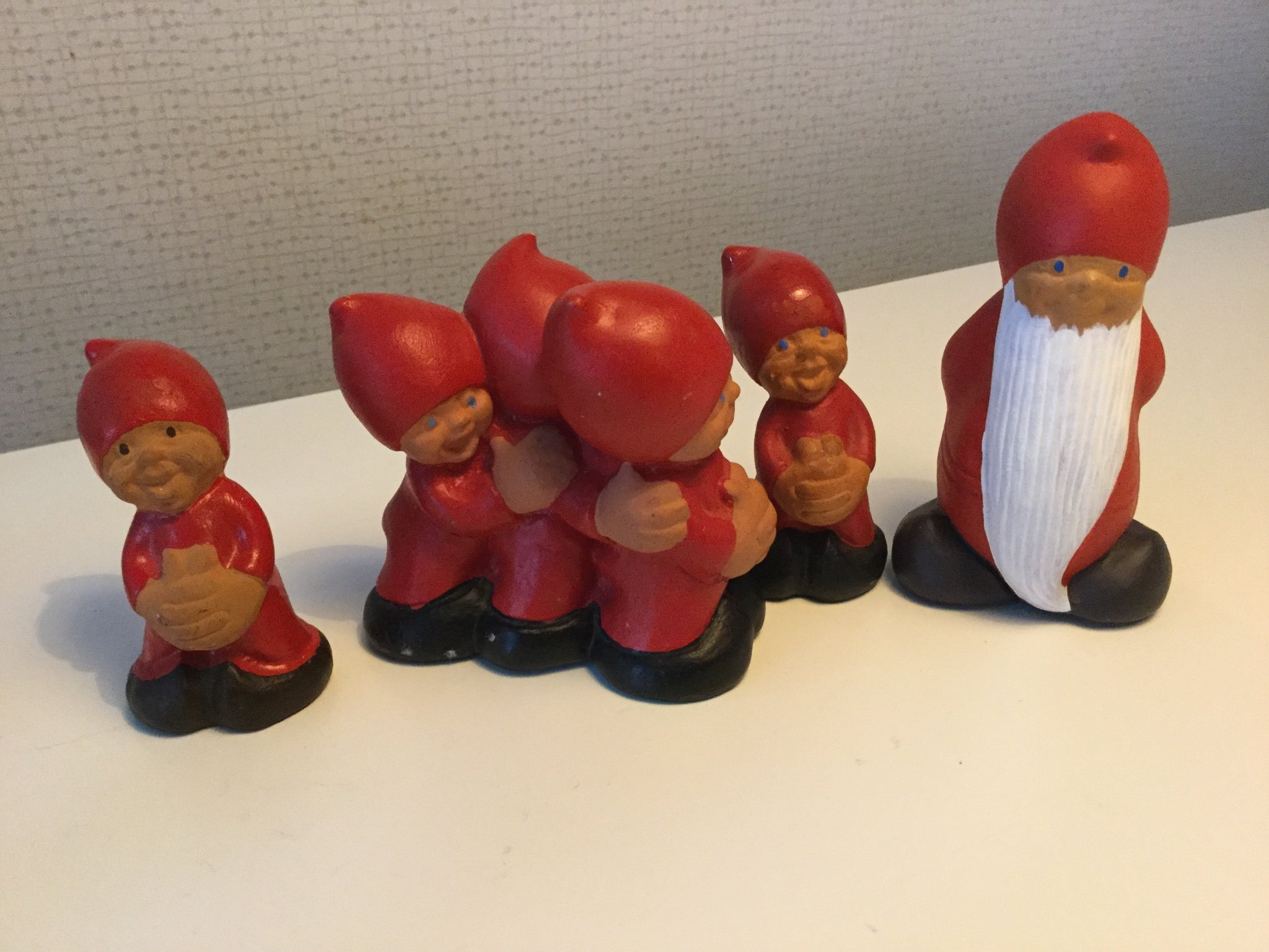 Norrmans keramik Motala Så söta tomtar (375633497) ᐈ Köp på Tradera