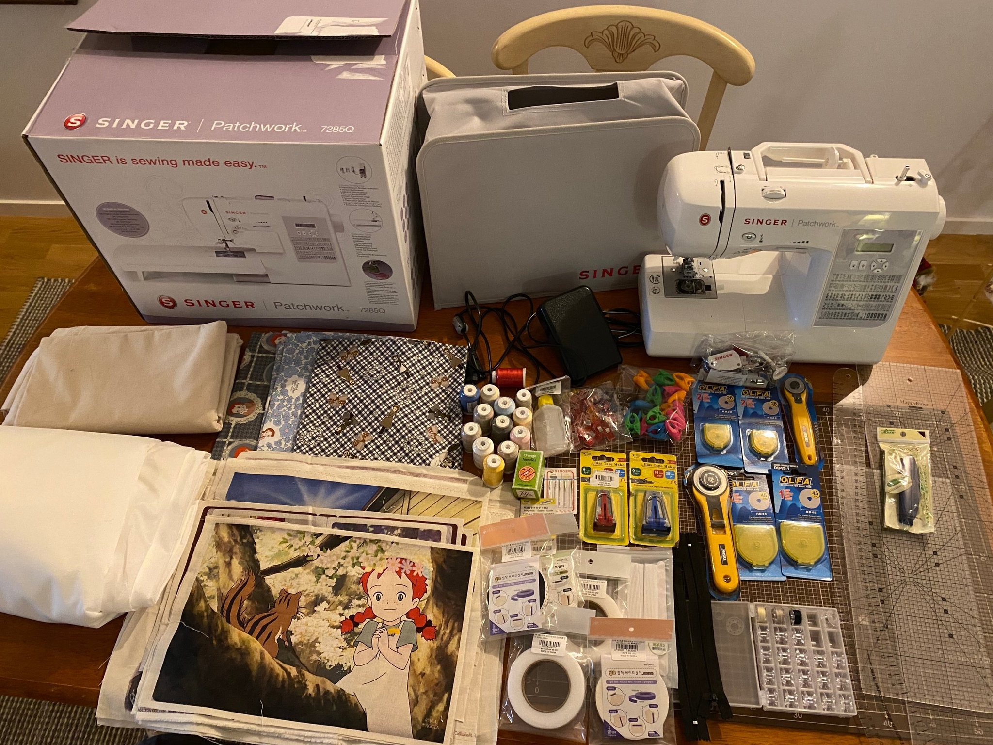 Singer Patchwork 7285Q Sewing Machine with Acce.. | Köp på Tradera ...