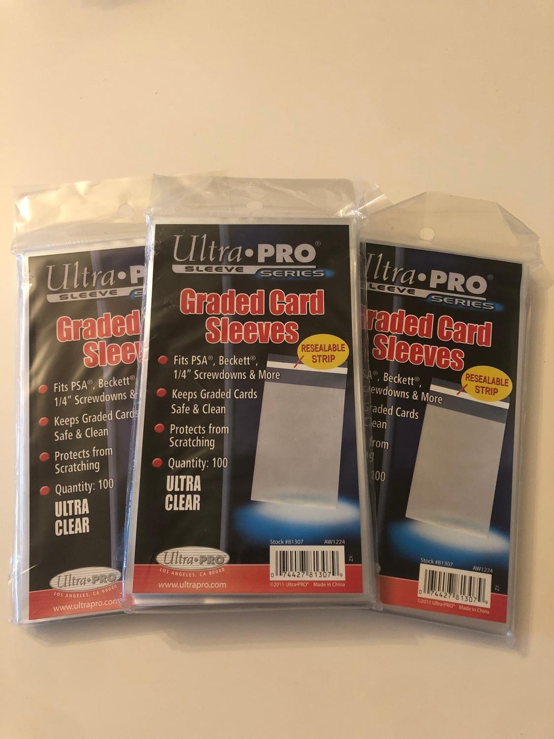 Ultra PRO Graded Card Sleeves 300 st (406764898) ᐈ Köp på Tradera