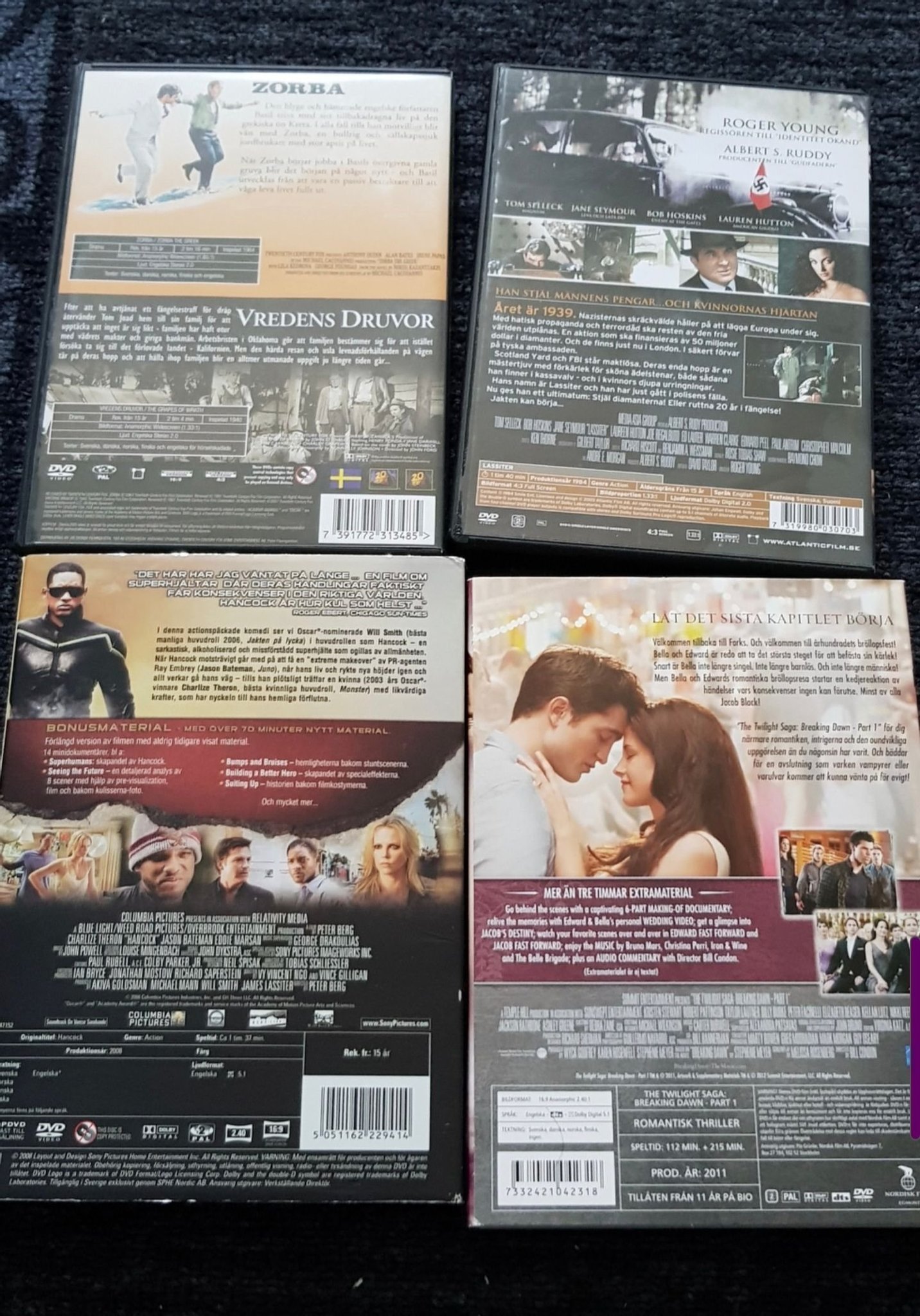DVD filmer, 12 st