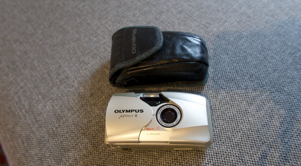 Olympus Mju II point and shoot analog camera (417220045) ᐈ Köp på Tradera