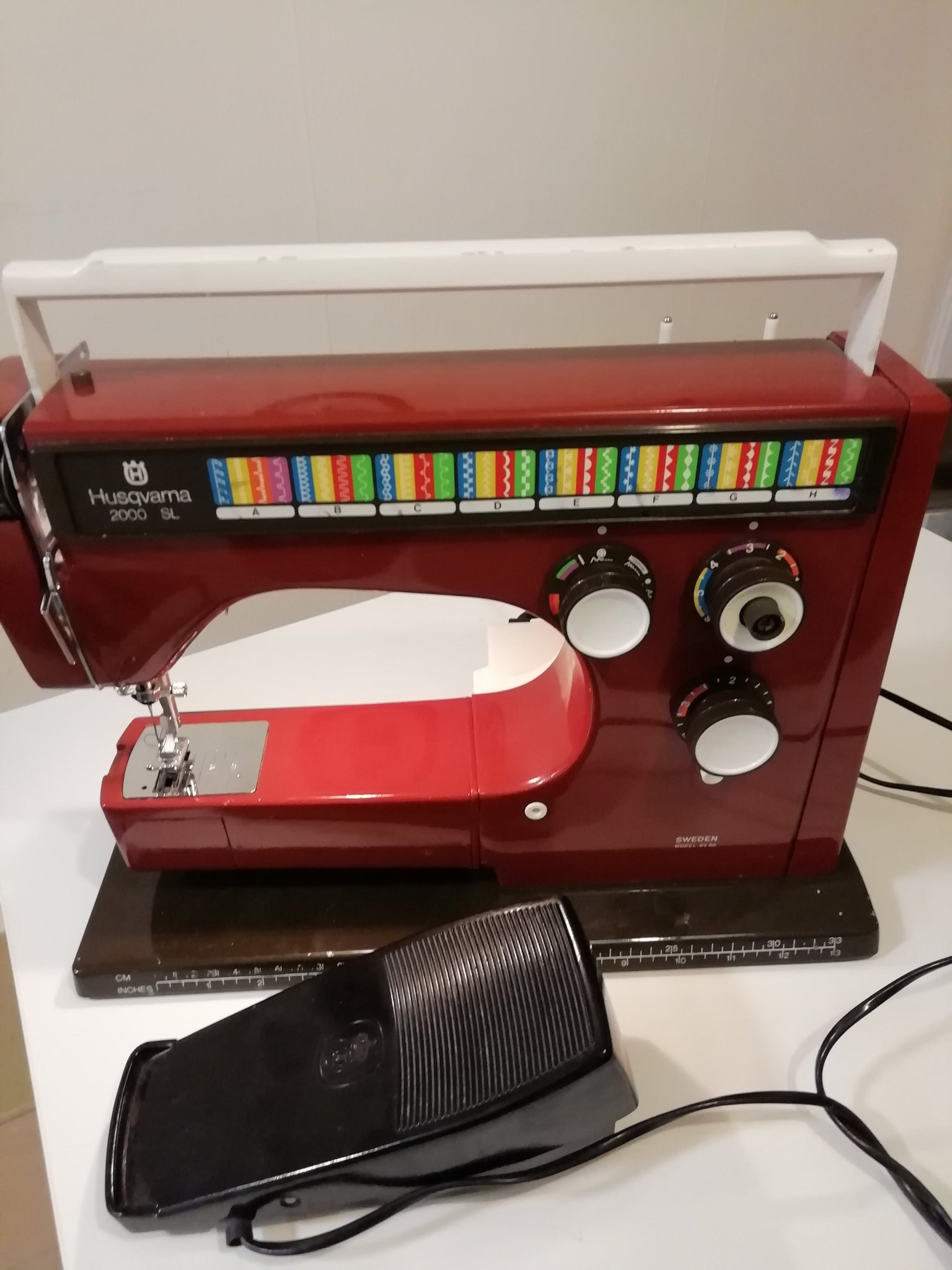Symaskin Husqvarna 2000 SL Sweden Model 6460 (443215555) ᐈ Köp på