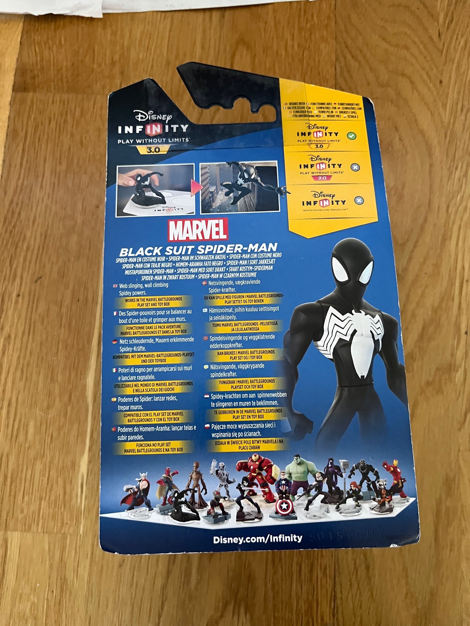Black Suit SpiderMan Disney Infinity Köp på Tradera (587521099)