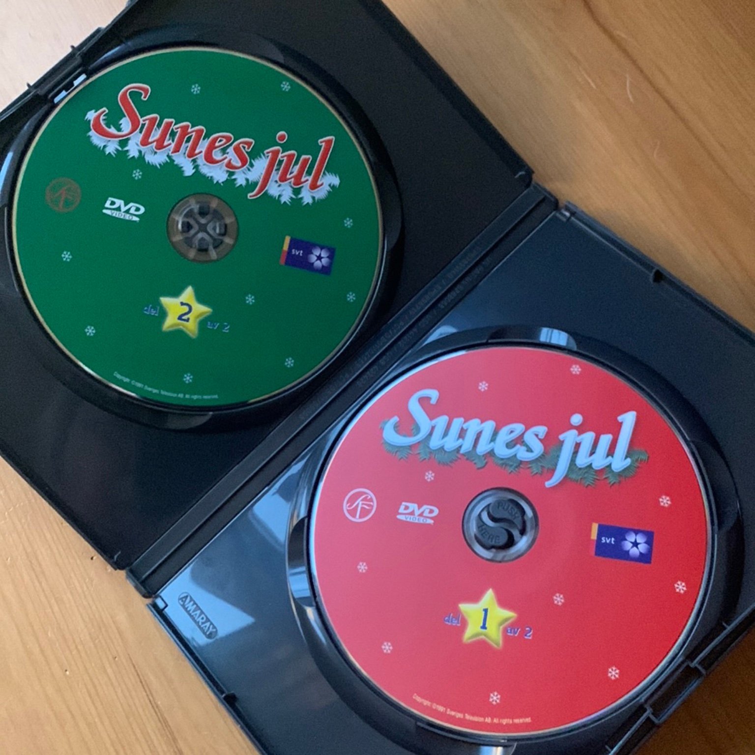 Julkalender Sunes jul från 1991 Köp på Tradera (611756678)