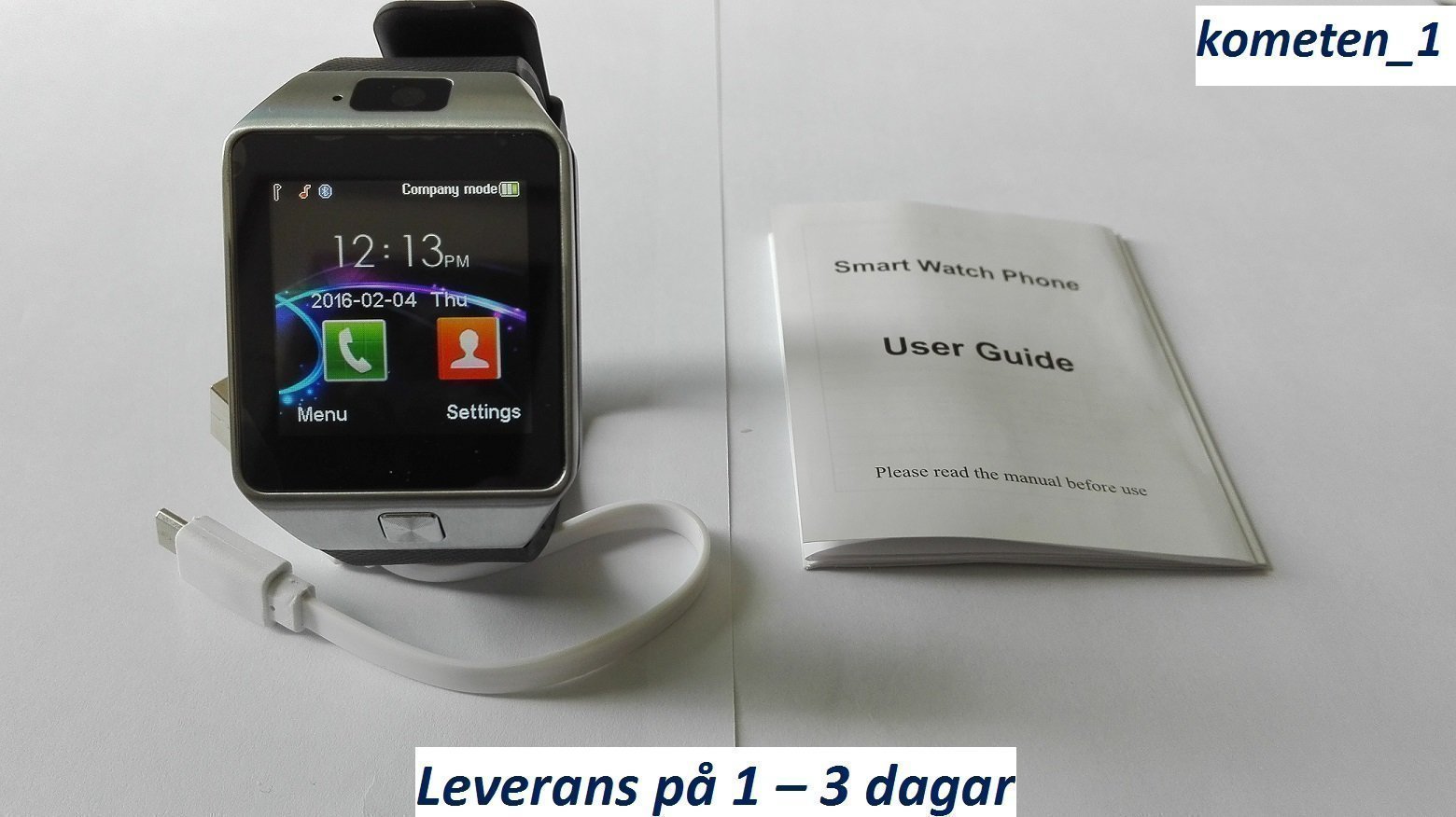 dz09 silver smartwatch