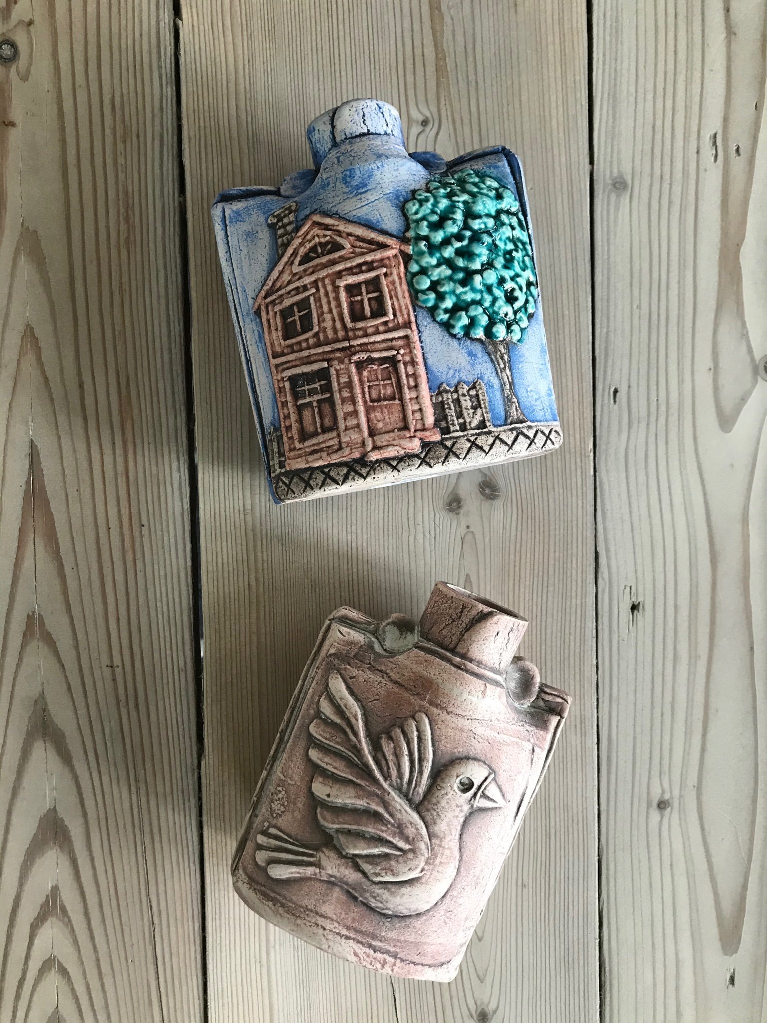 M.Nyman vas/vaser med etikett på båda/Mats Nyma.. (407385813) ᐈ Köp på