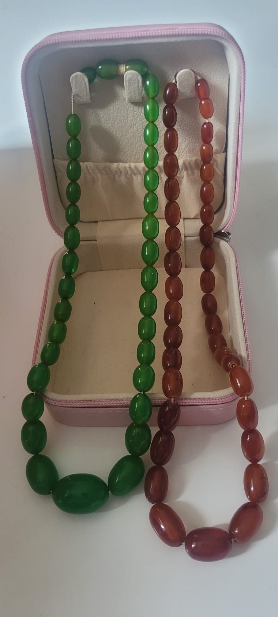 accessoarer bakelit bärnsten halsband