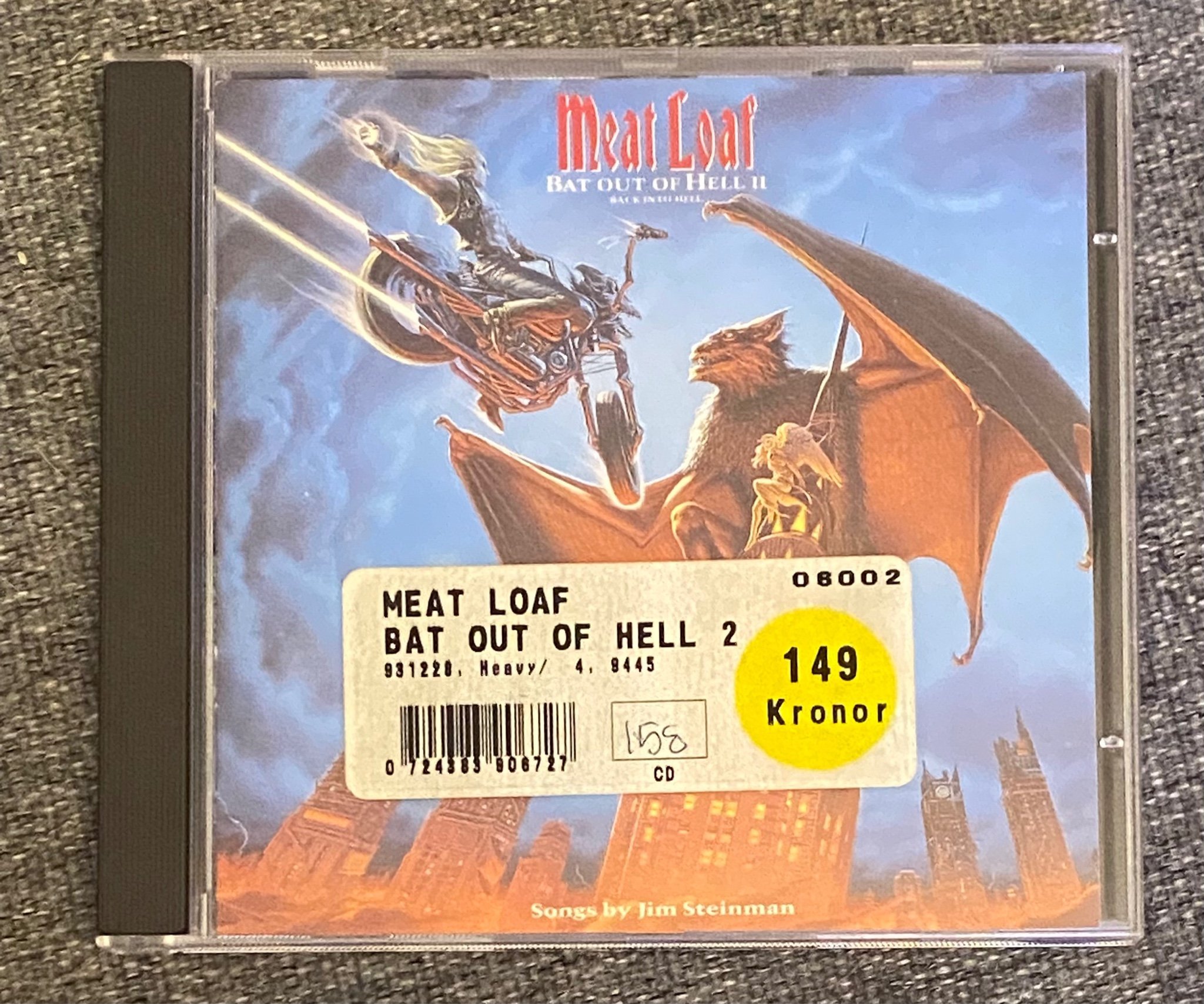 Meat Loaf Bat Out Of Hell II Back Into Hell .. Köp på Tradera