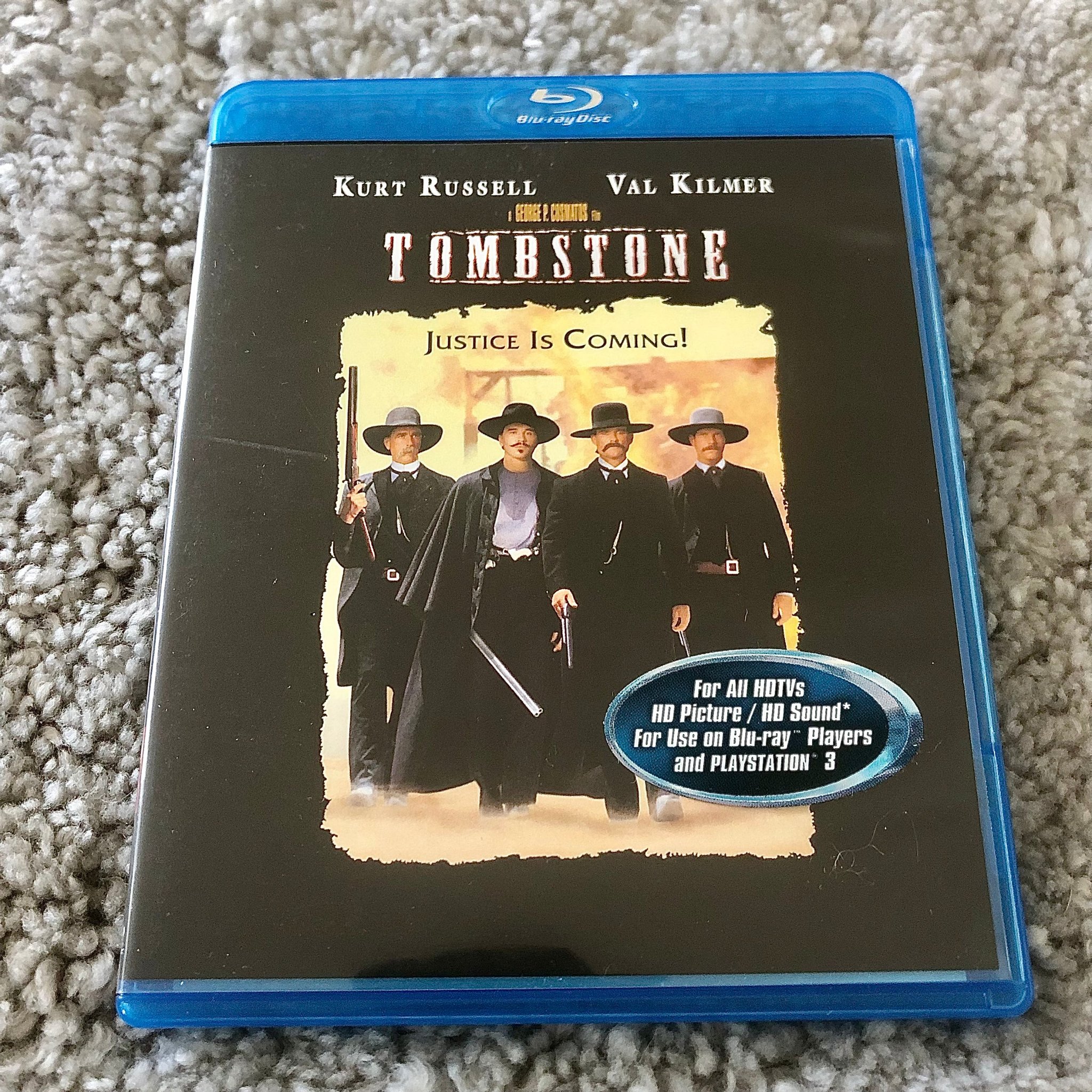 Tombstone Bluray Kurt Russell Val Kilmer Köp på Tradera