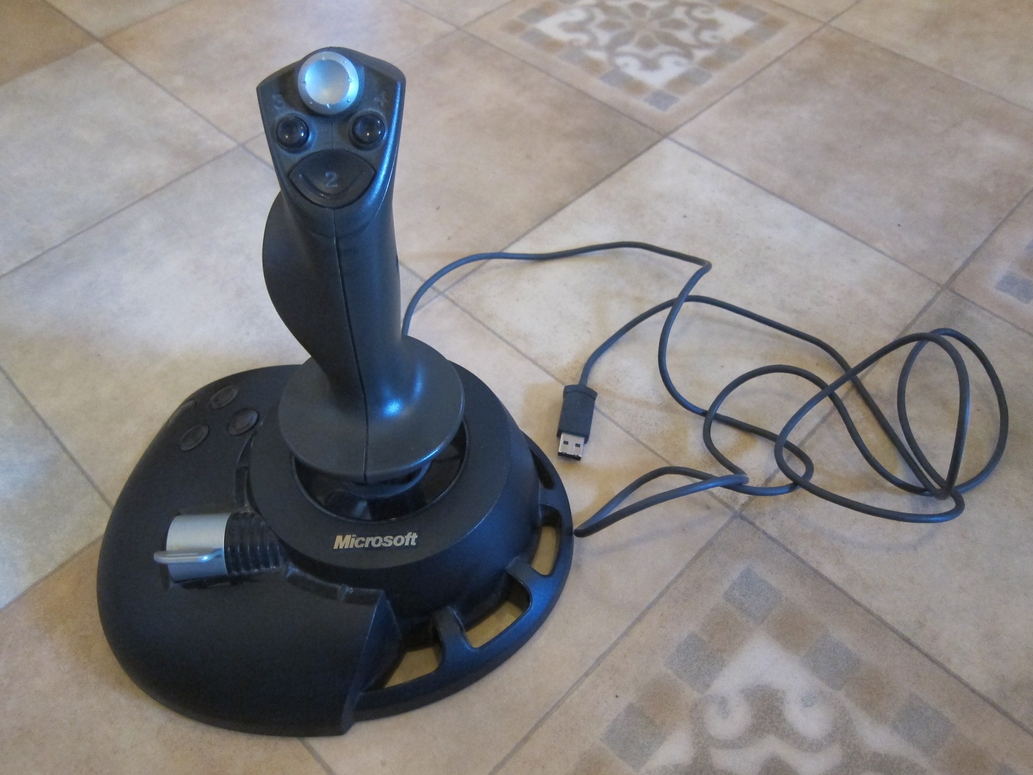 Joystick Microsoft Sidewinder Precision 2 (410268073) ᐈ Köp på Tradera