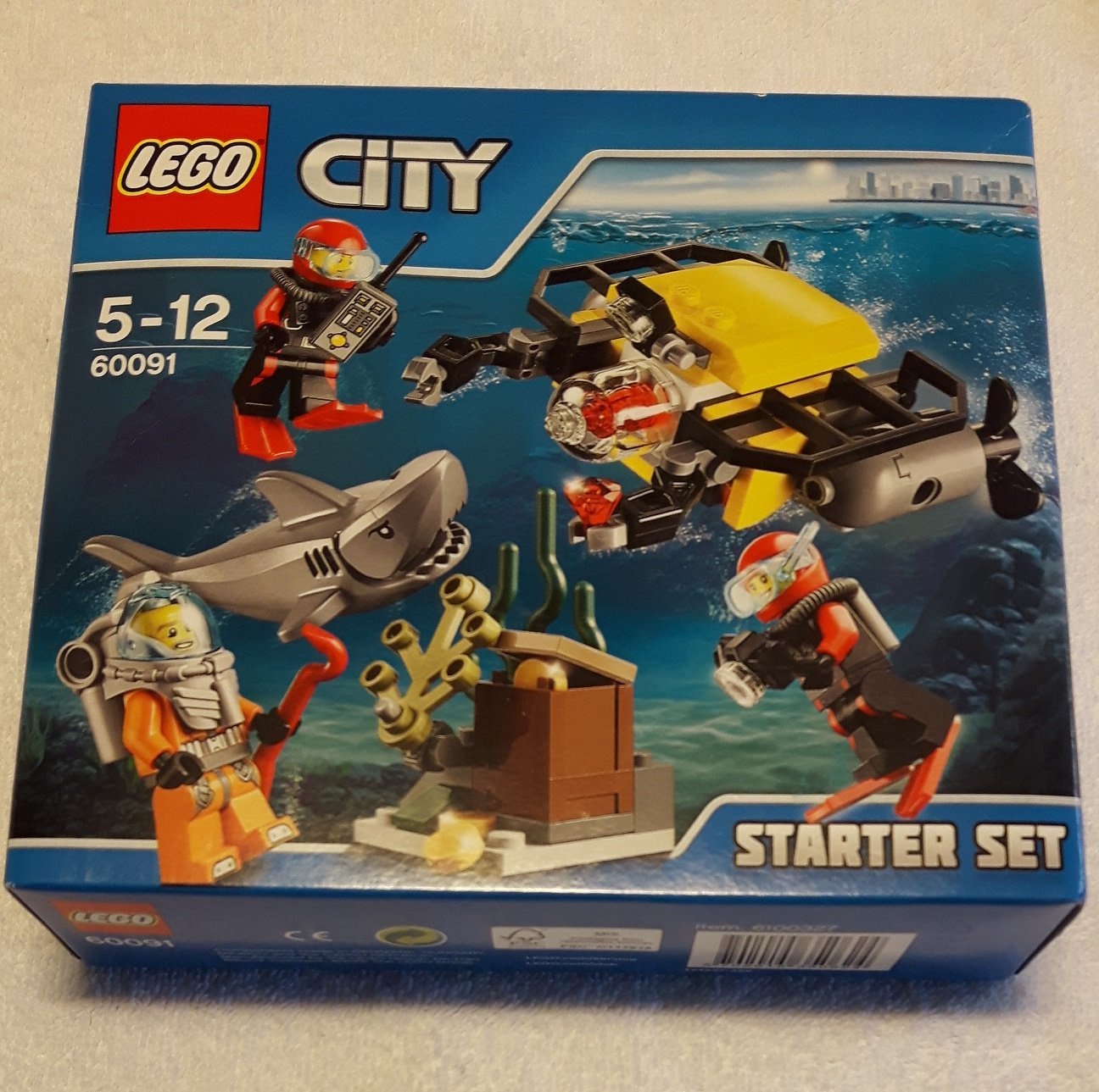 Lego City 60091 Djuphavsstartset **Oöppnad ** (409346284) ᐈ Köp på Tradera