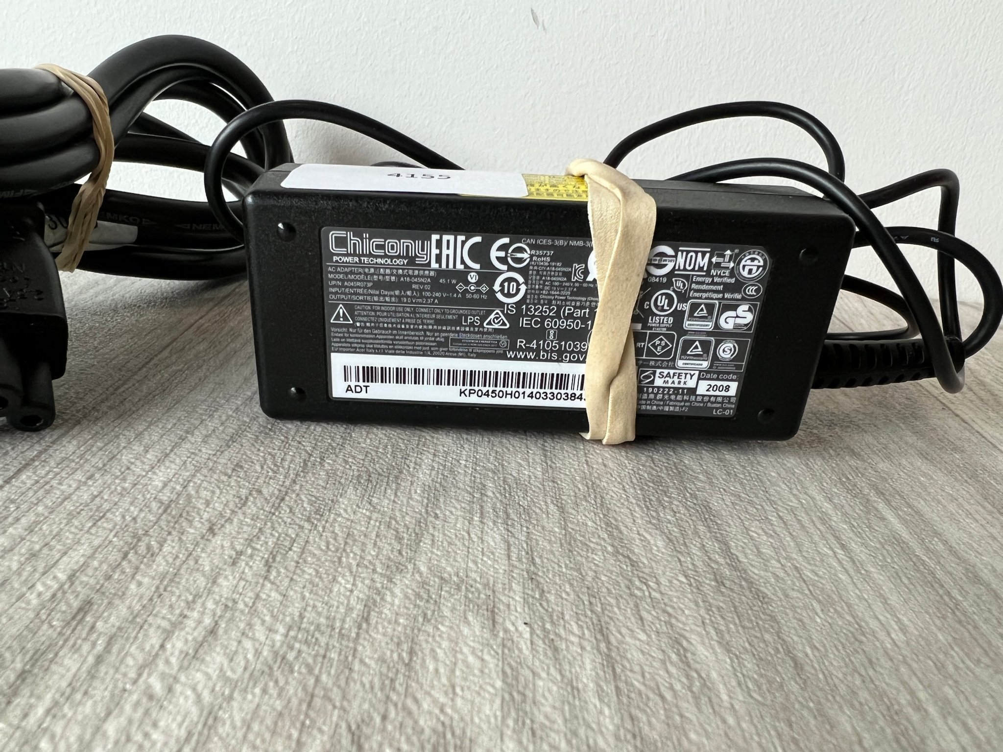 Original 45W Chicony Laddare Adapter A18-045N2A.. | Köp på Tradera ...