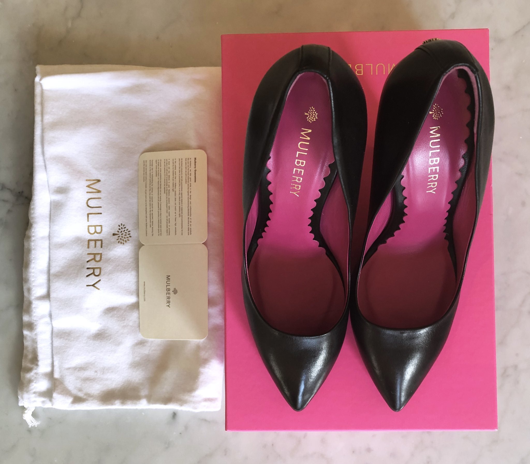 mulberry ballerina pumps