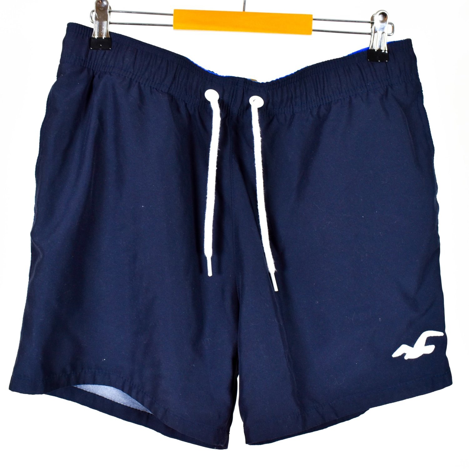 Navy Hollister swim shorts, size L (401368310) ᐈ Yaytrade på Tradera