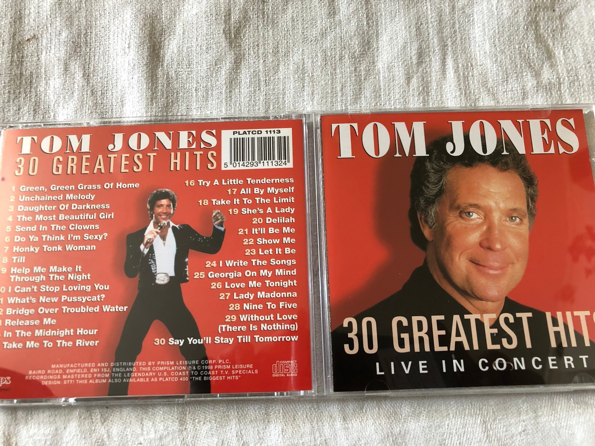 CD Tom Jones 30 greatest hits live in concert (407928242) ᐈ Köp på