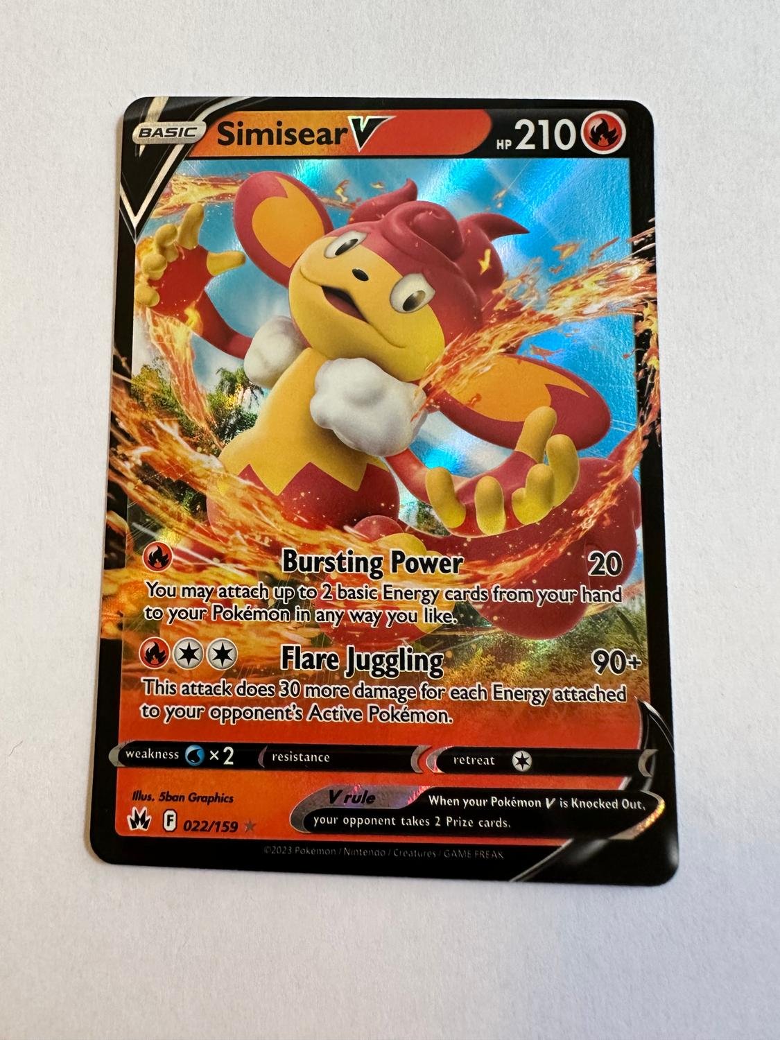 Simisear V 022/159 Ultra Rare, Crown Zenith.. Köp på Tradera