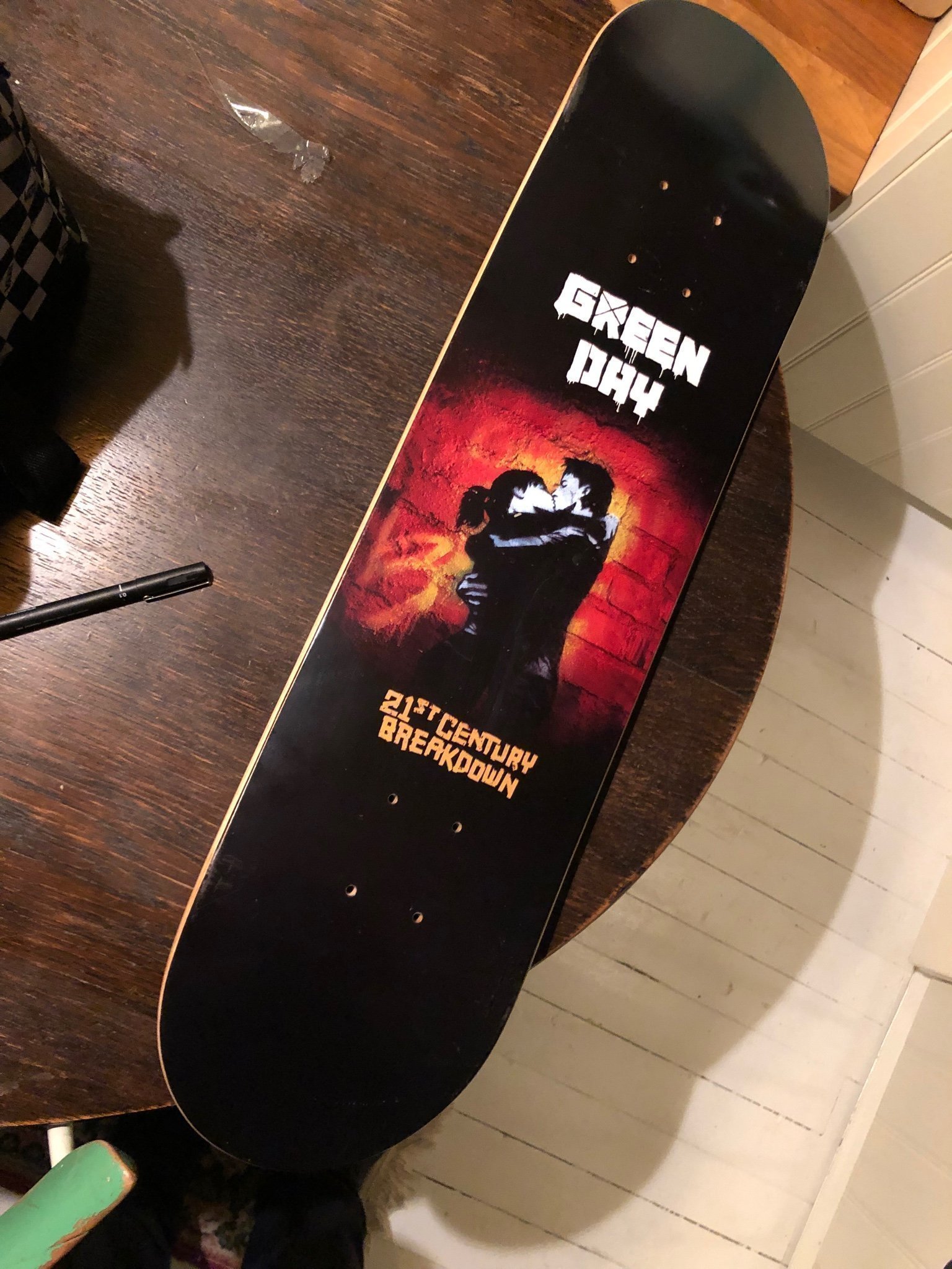 Green Day skateboard i fint skick Köp på Tradera (607547780)