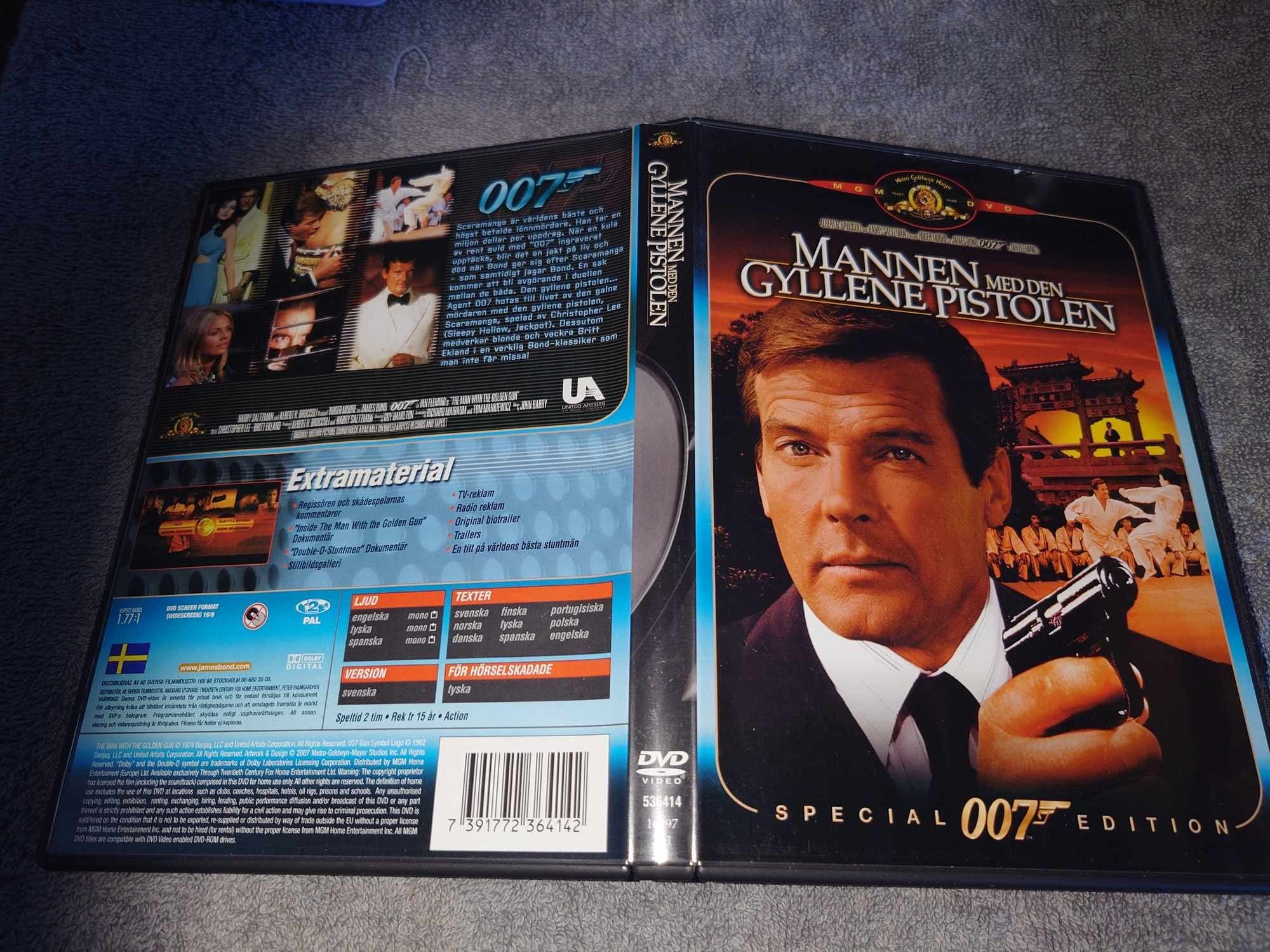 DVD The man with the golden gun con Roger Moore