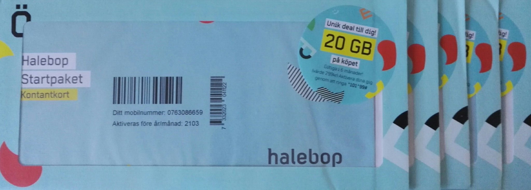 Halebop 20 Gb För 0 Kr
