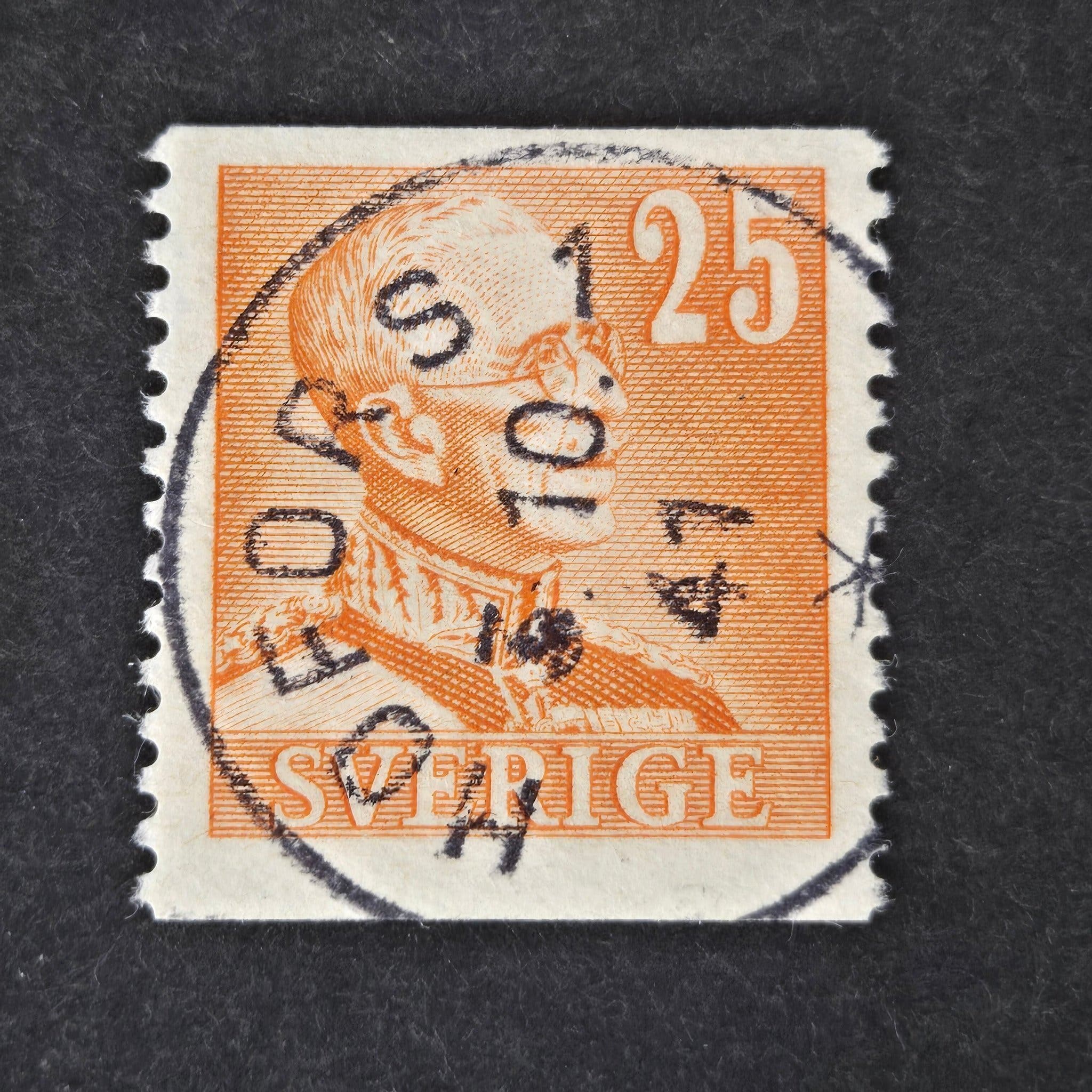 F.277 | 25 öre Orange | HOFO.. | Köp från Stamps-Comics på Tradera ...