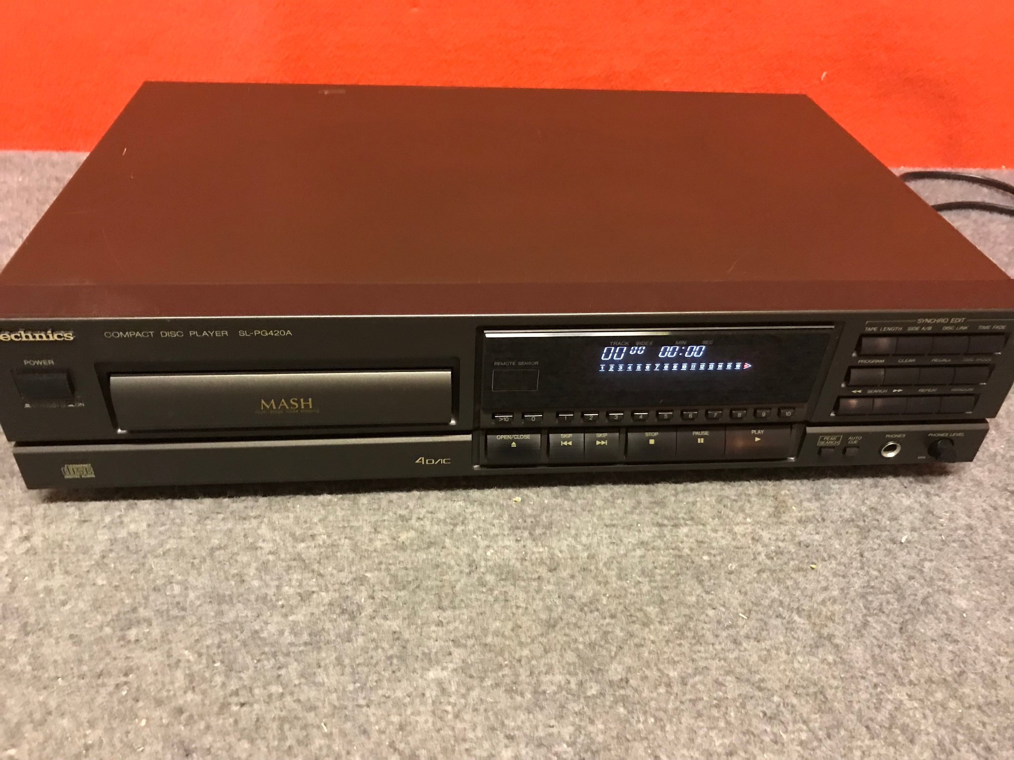 Technics Compact Disc Player SLPG420A.. (385770862) ᐈ Retro1972 på Tradera