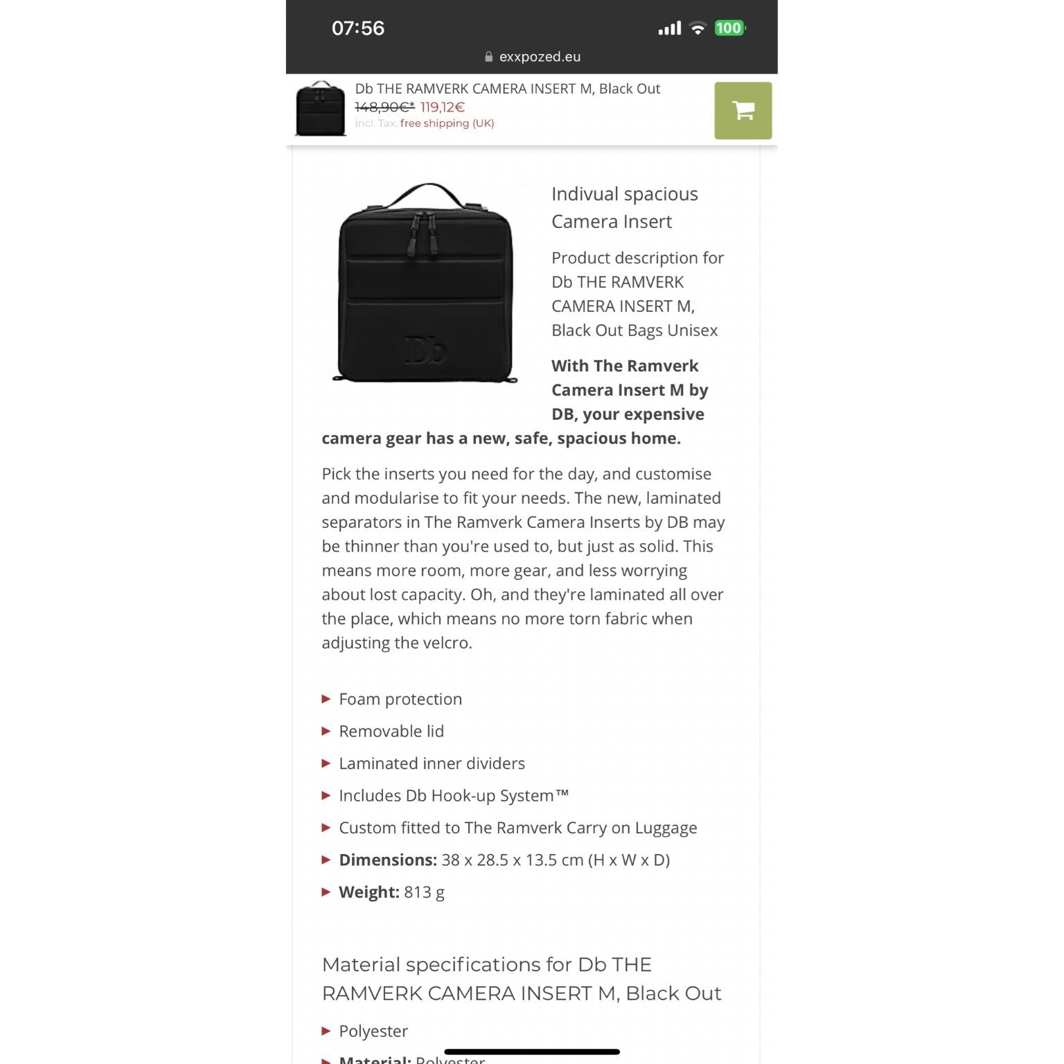 Douchebag camera bag cia Köp på Tradera (596075217)