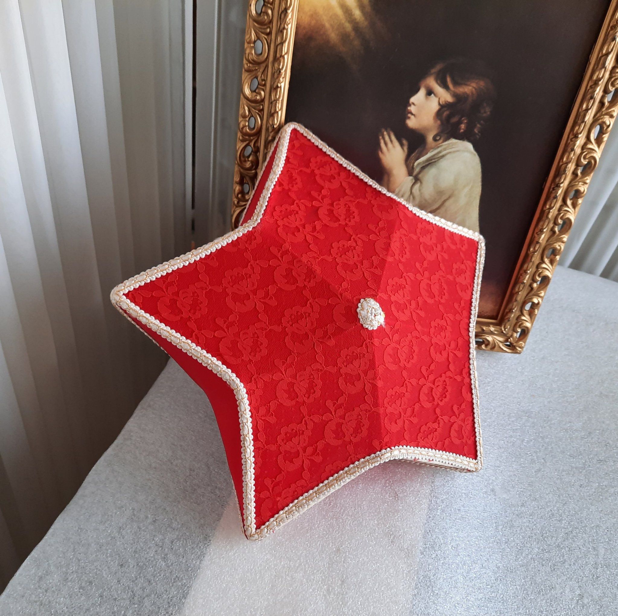 STJÄRNA lampskärm bordslampa adventsstjärna advent jul julpynt retro kitsch
