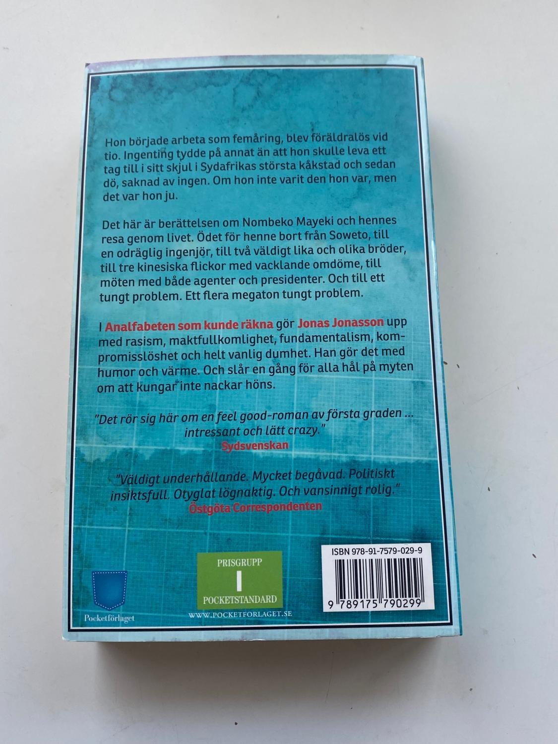 Jonas Jonasson Analfabeten som kunde räkna Köp på Tradera (604048050)