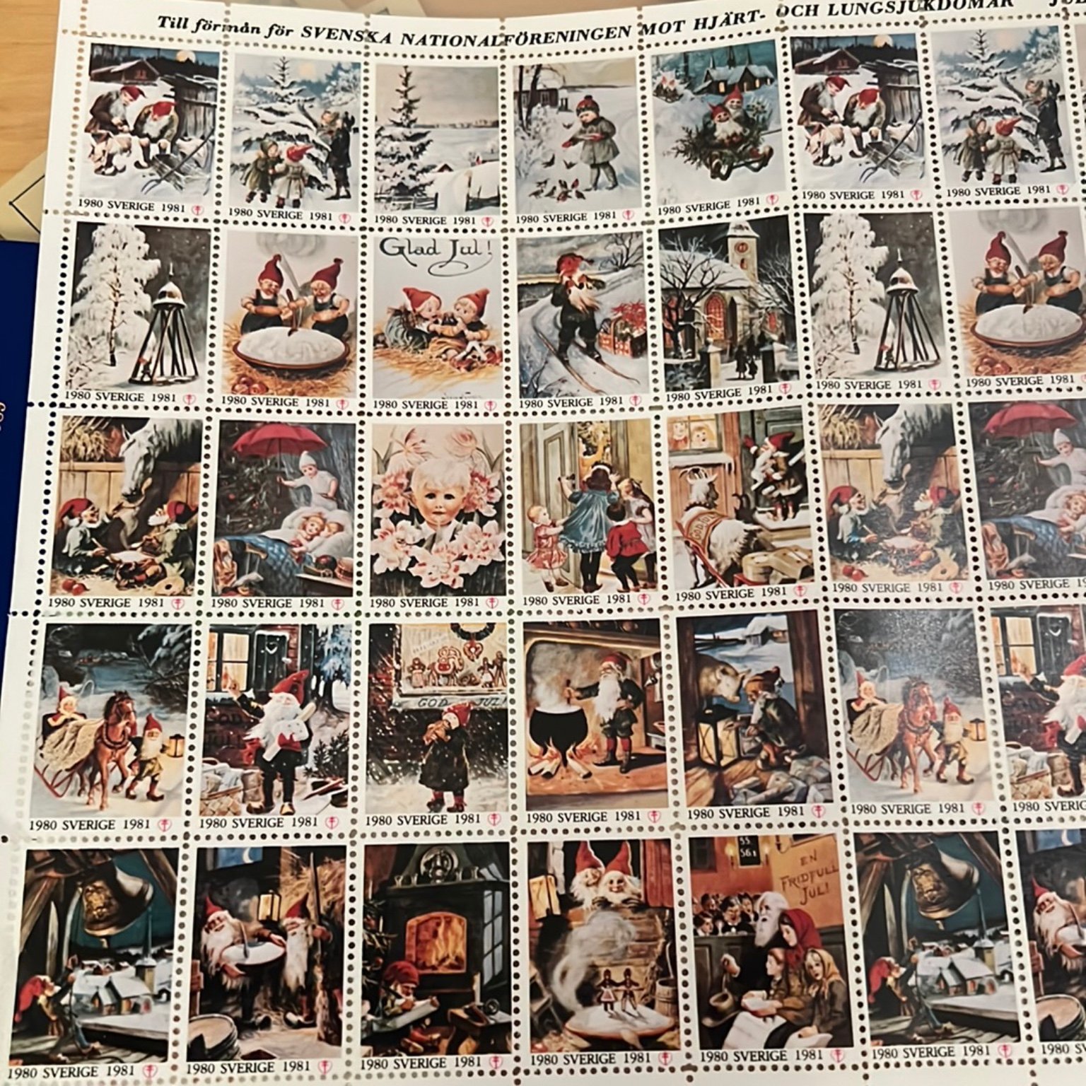 Jul och nyårsmärken. Hjärt och lungfonden 198.. Köp på Tradera