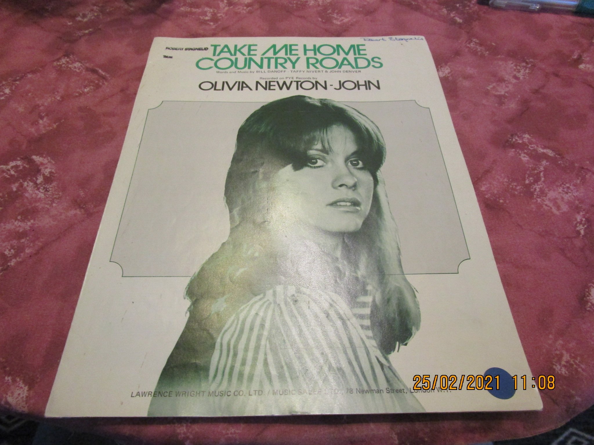 Olivia Newton John Take Me Home Country Roads