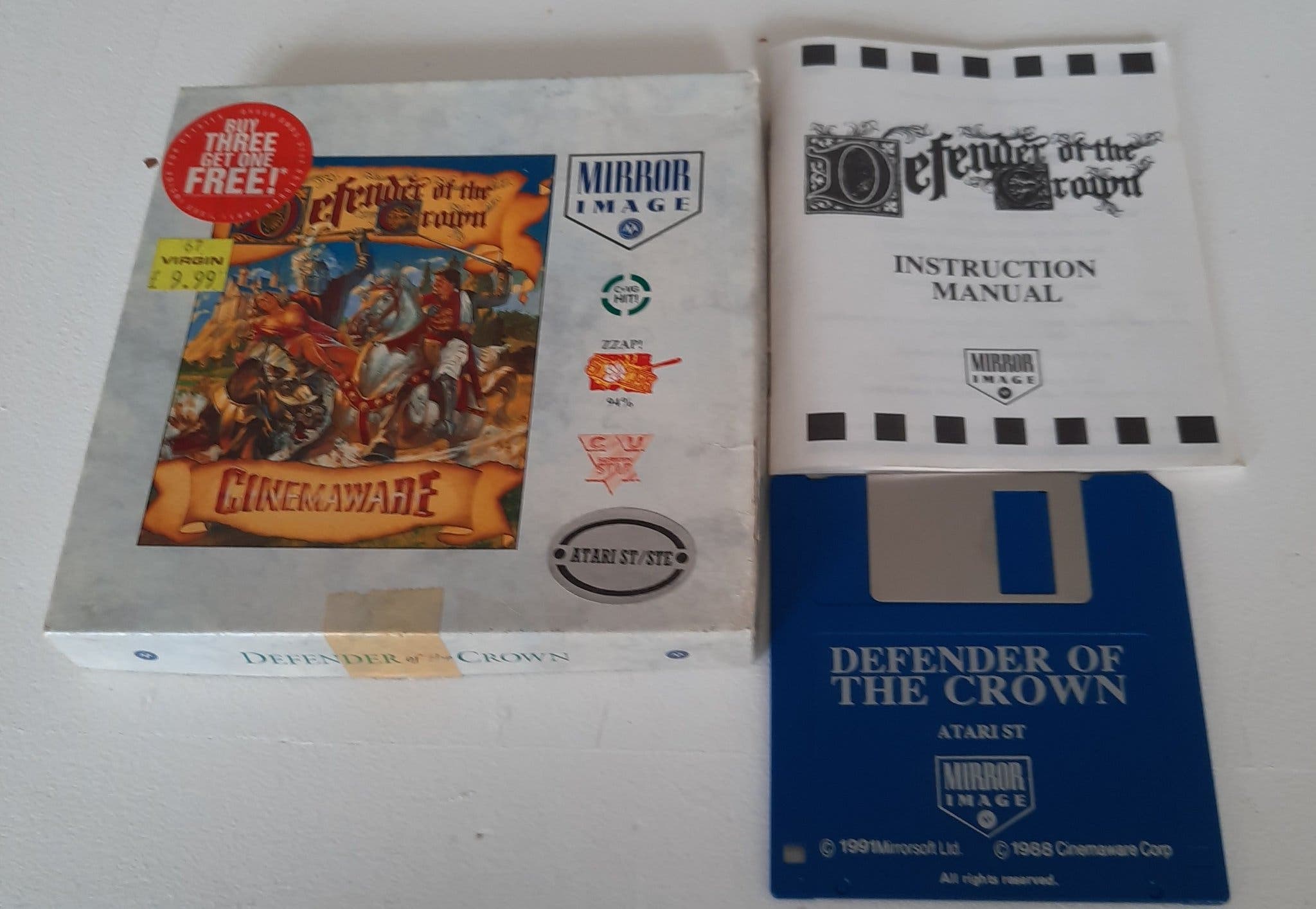 Defender Of The Crown Atari St