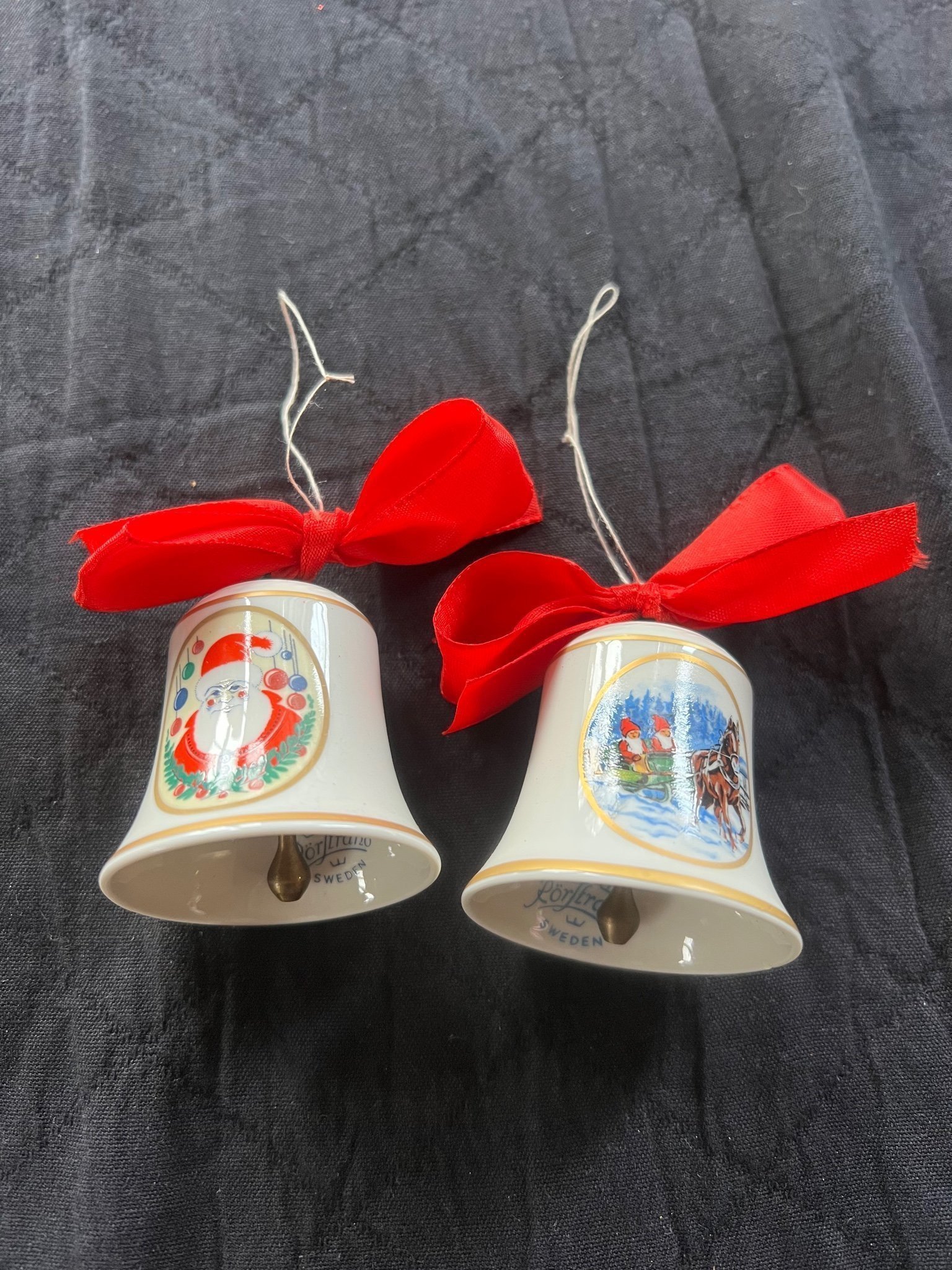 Julgranskulor, julkulor, klockor Gammeldags jul.. Köp på Tradera