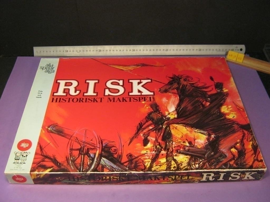 Risk, äldre Alga blåstrip, Komplett, varianten .. | Köp på Tradera ...